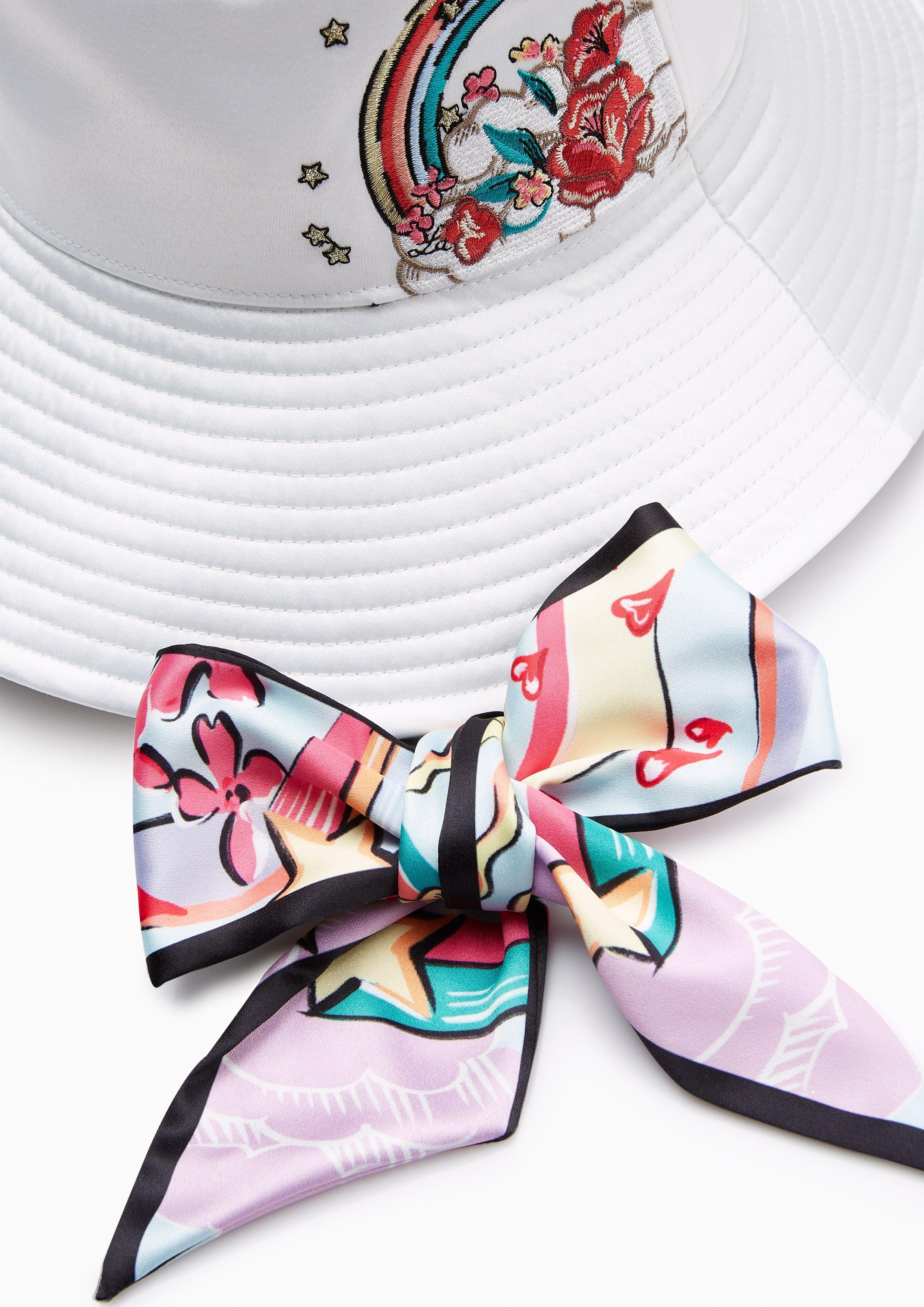 Bow Tie Accent Hat Multi Color