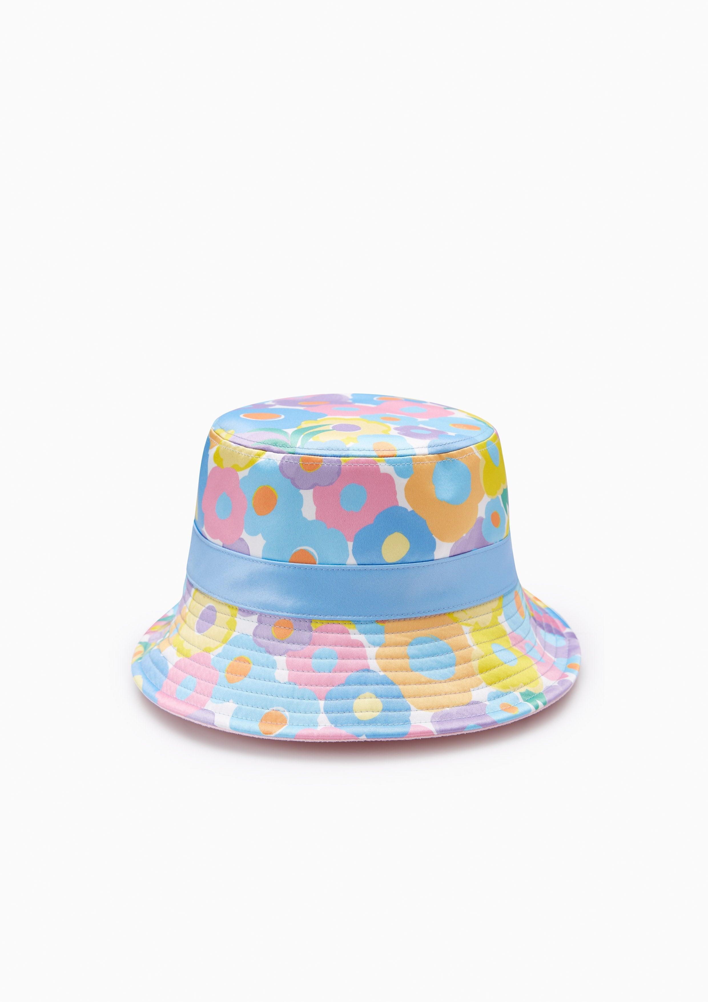 Flower Blossom Pastel Bucket Hat Multi Color