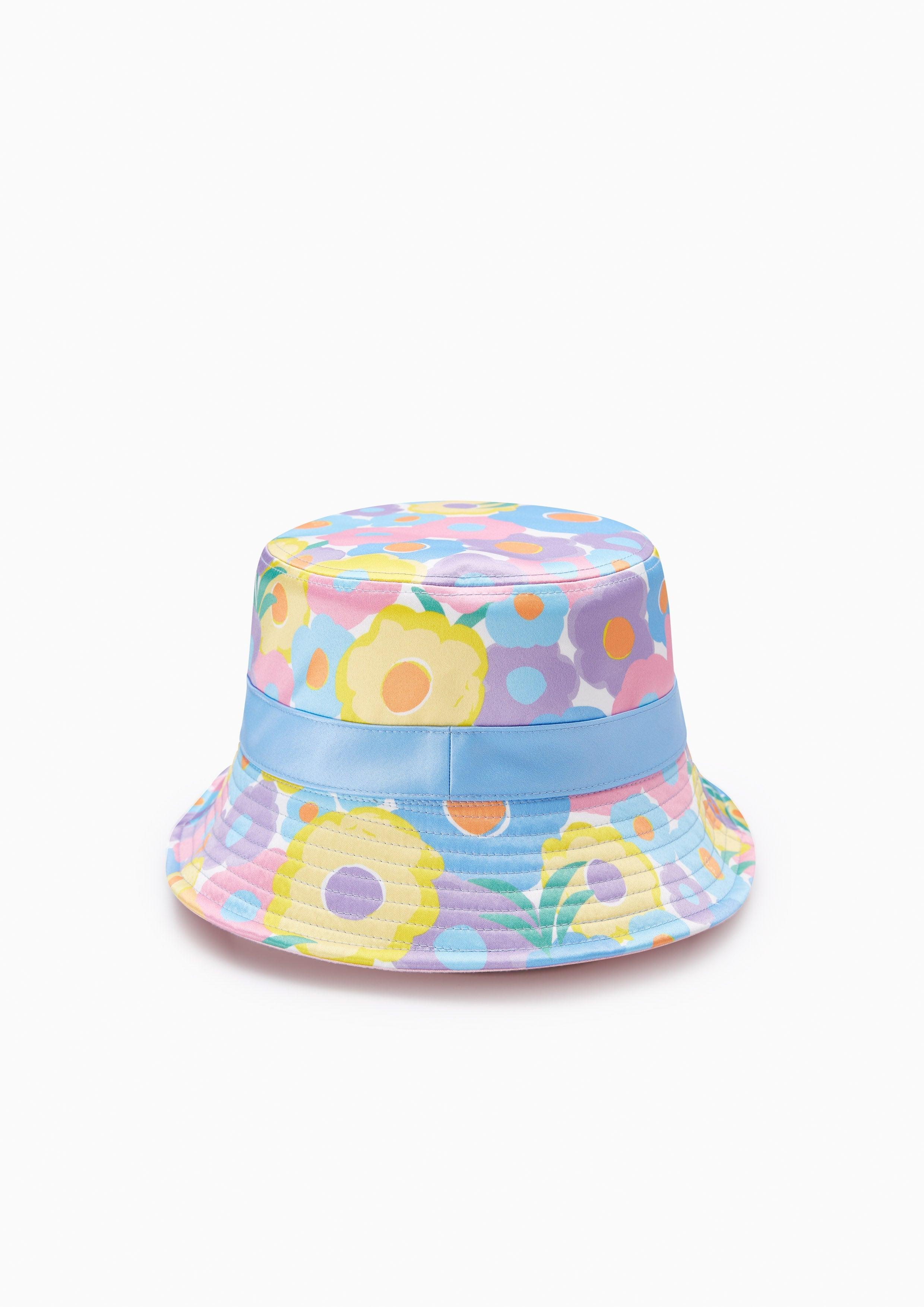 Flower Blossom Pastel Bucket Hat Multi Color