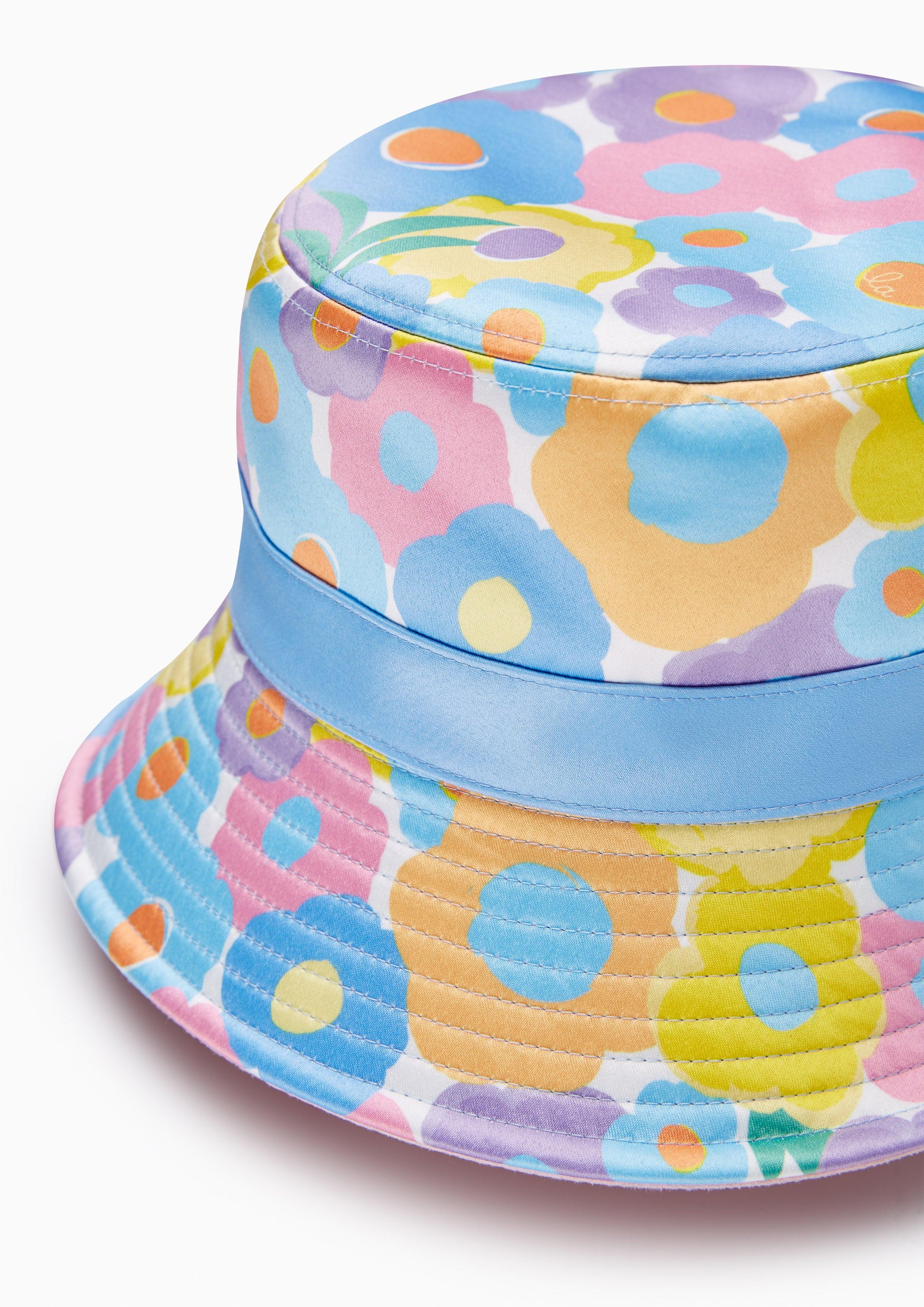 Flower Blossom Pastel Bucket Hat Multi Color