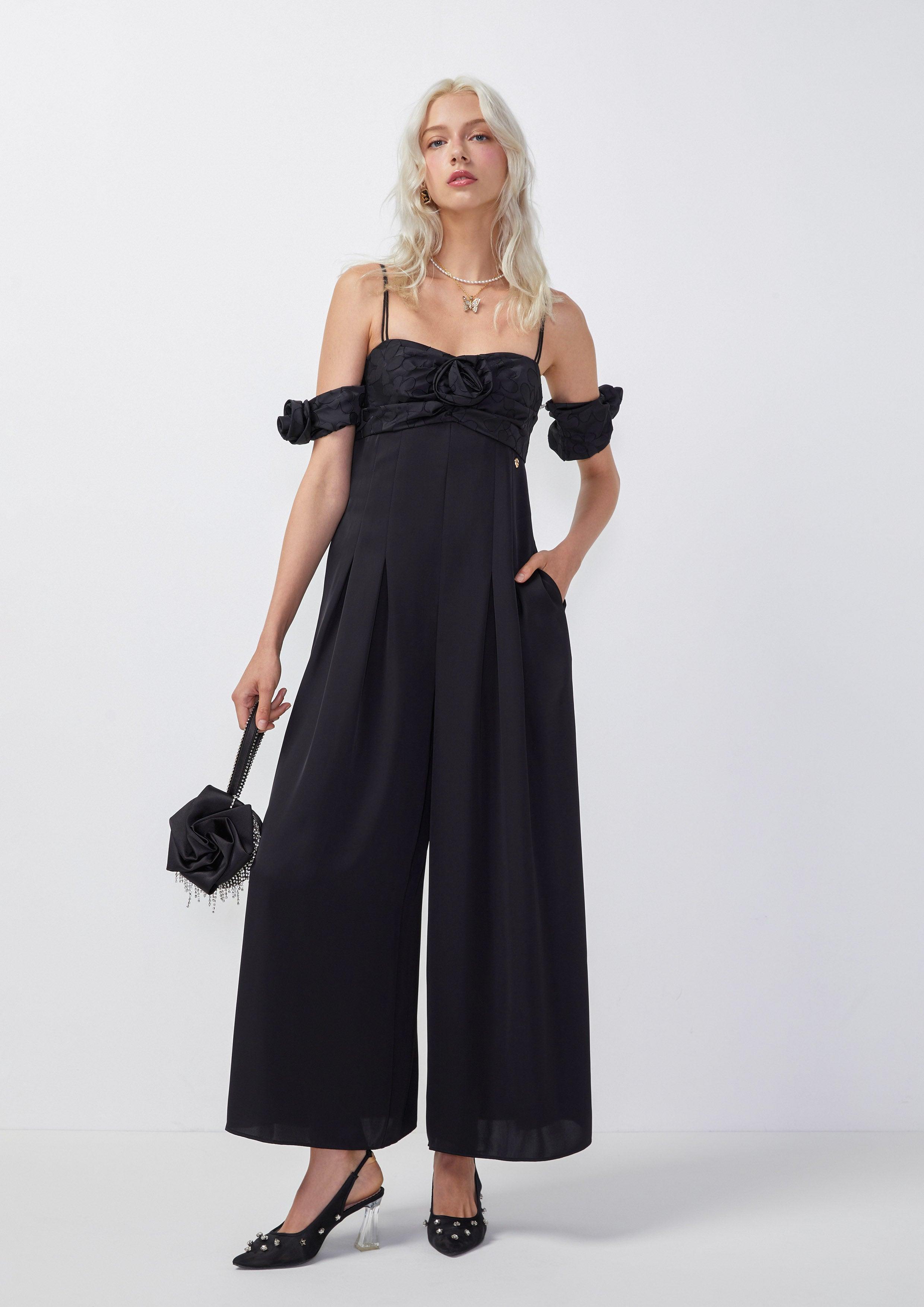 Femme Power Jumpsuit Black