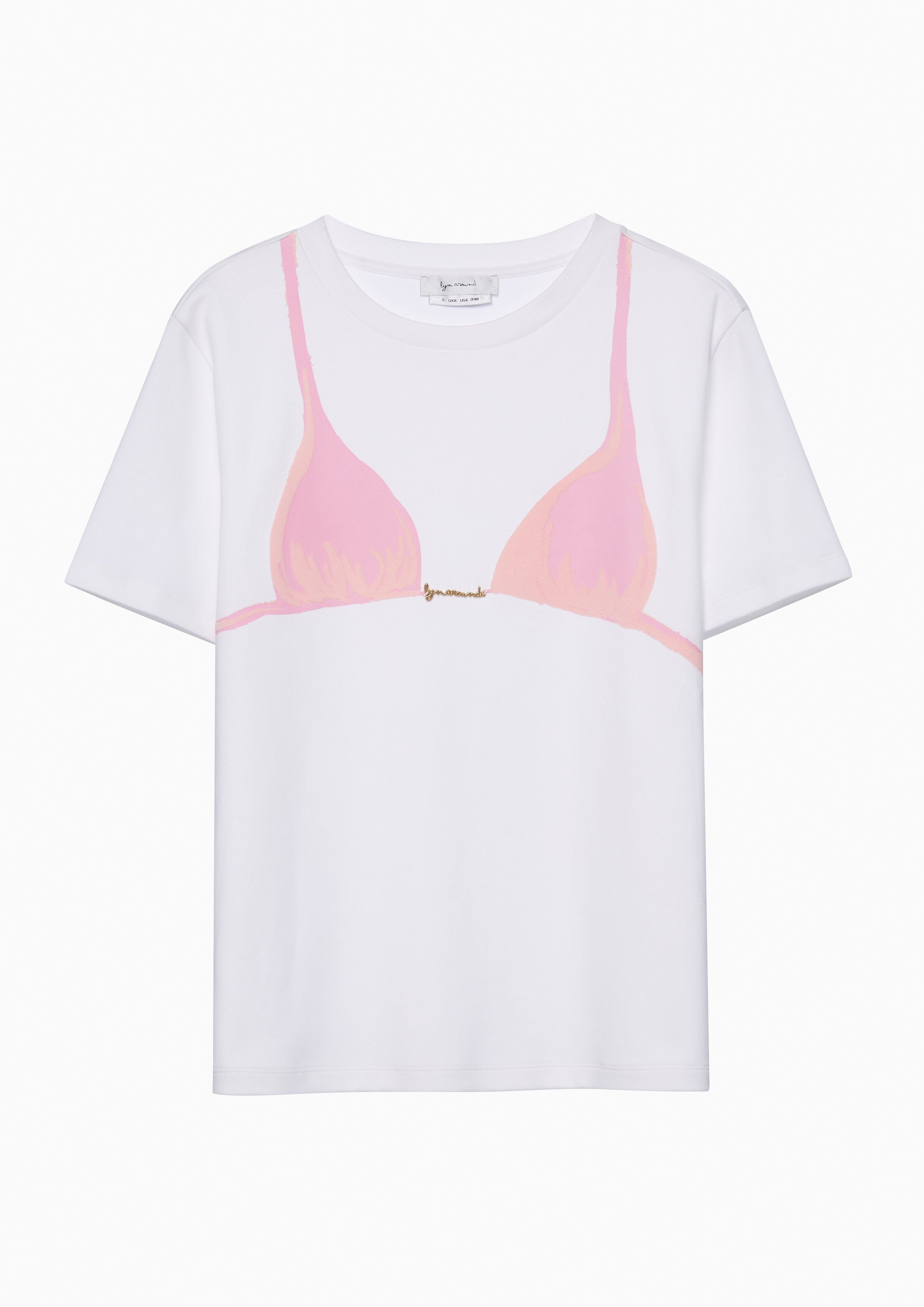 Bikini Print White T Shirt Femme Power Collection