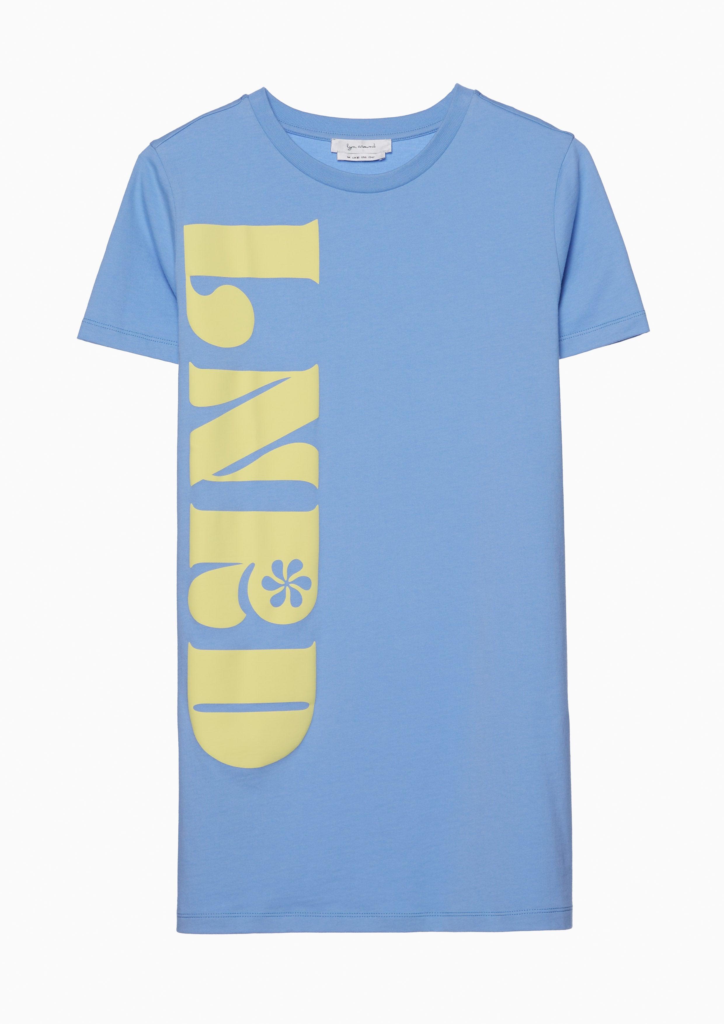 Femme Power Logo Side T Shirt Blue