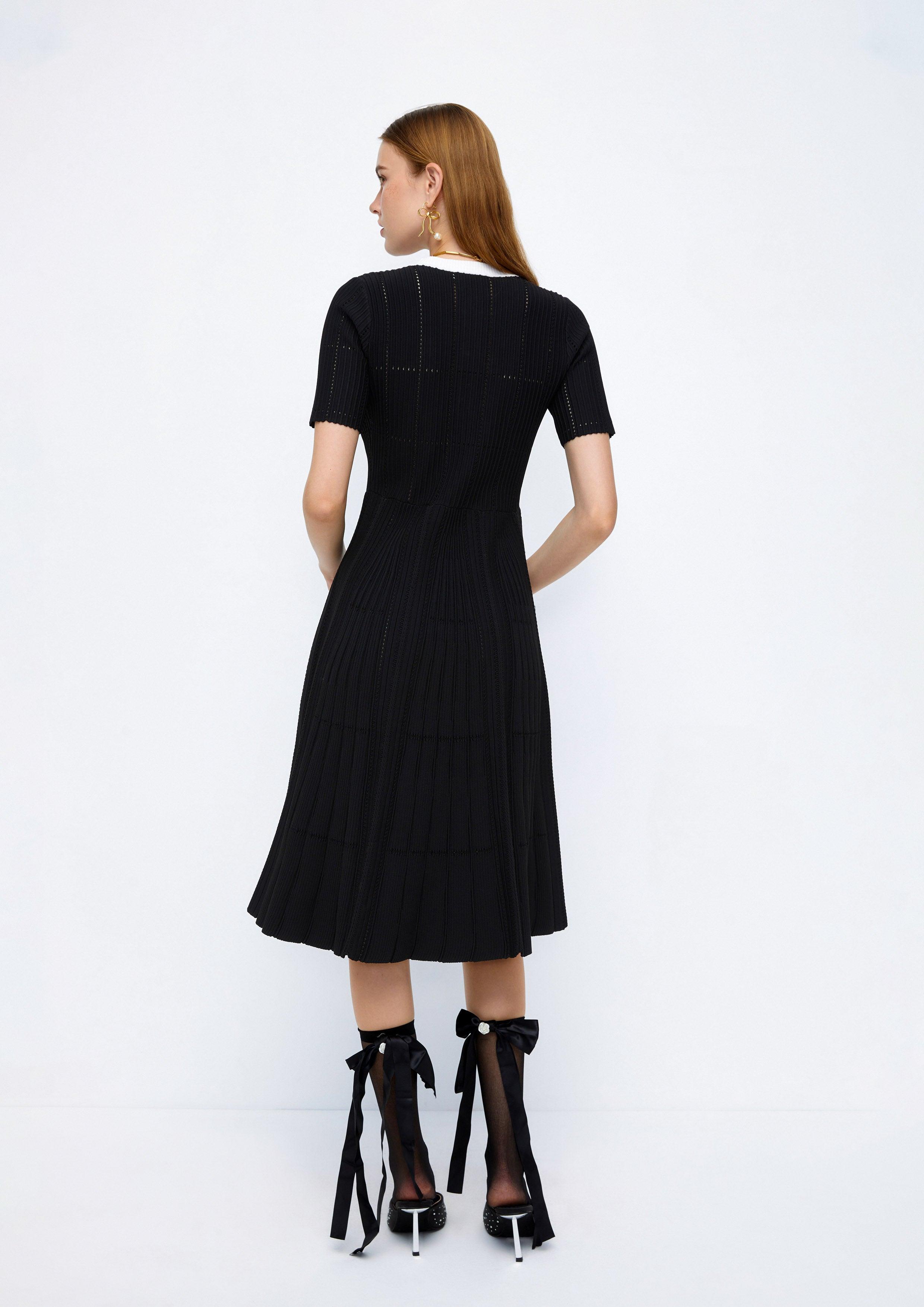 Lost In Museum Daydreamer Midi Shirt Dress Black