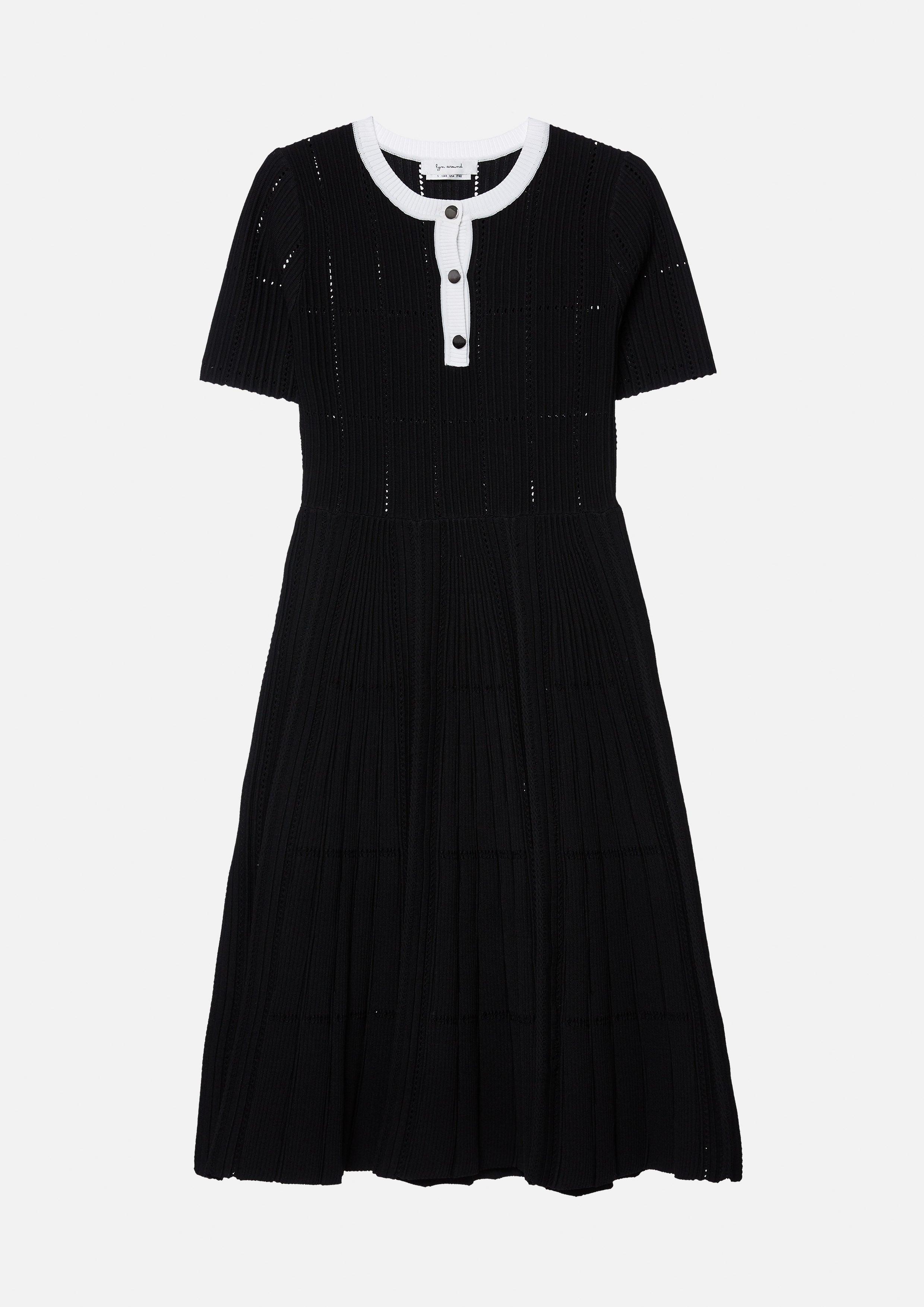 Lost In Museum Daydreamer Midi Shirt Dress Black