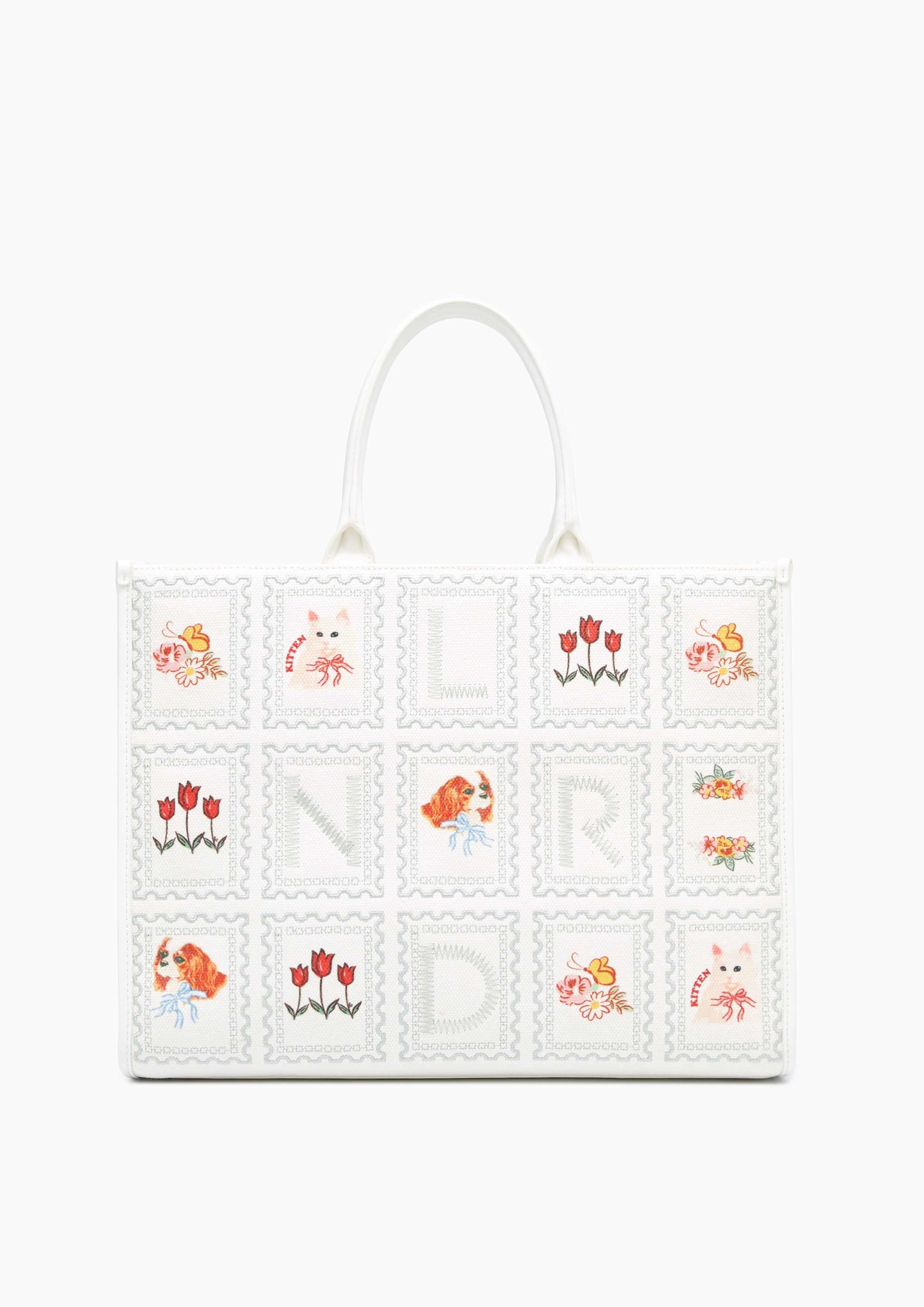 Stamppy Tote Bag White