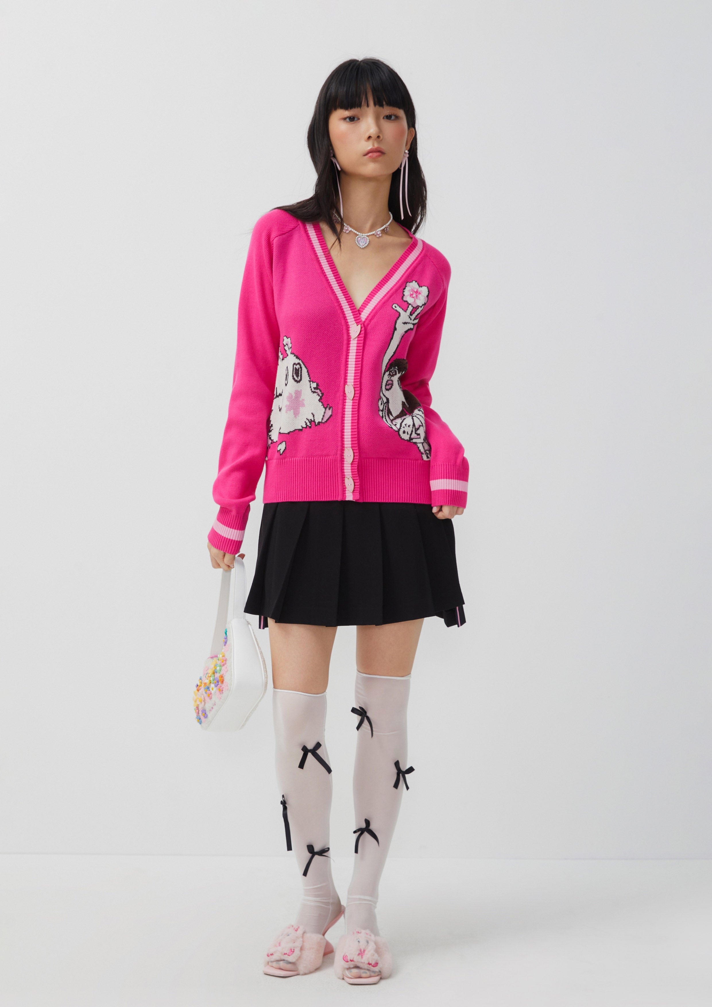 Sakura Spirit Stripe Cardigan Sakura Spirit Collection