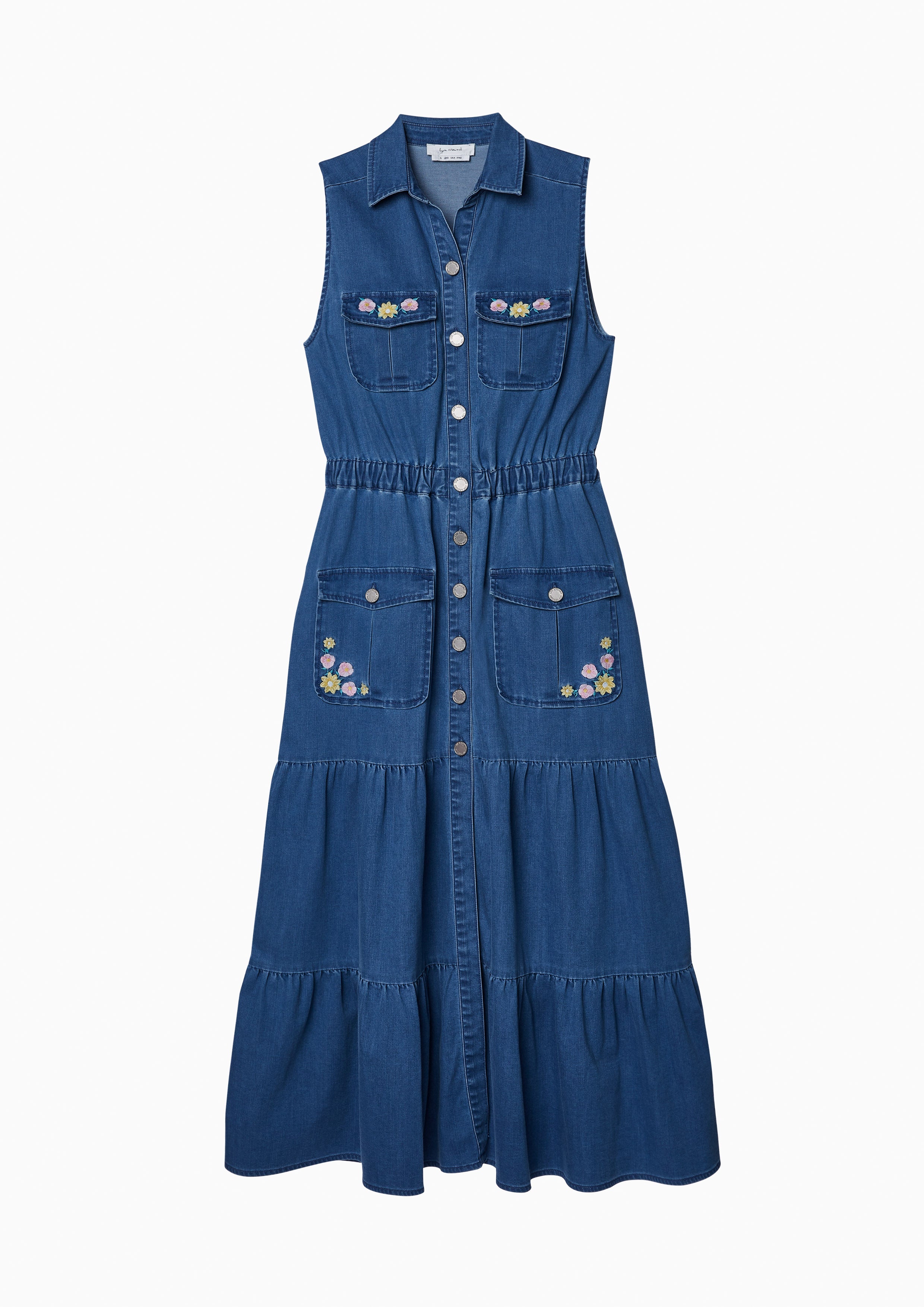 Sleeveless Denim Maxi Dress Nostalgia Chronicle Collection