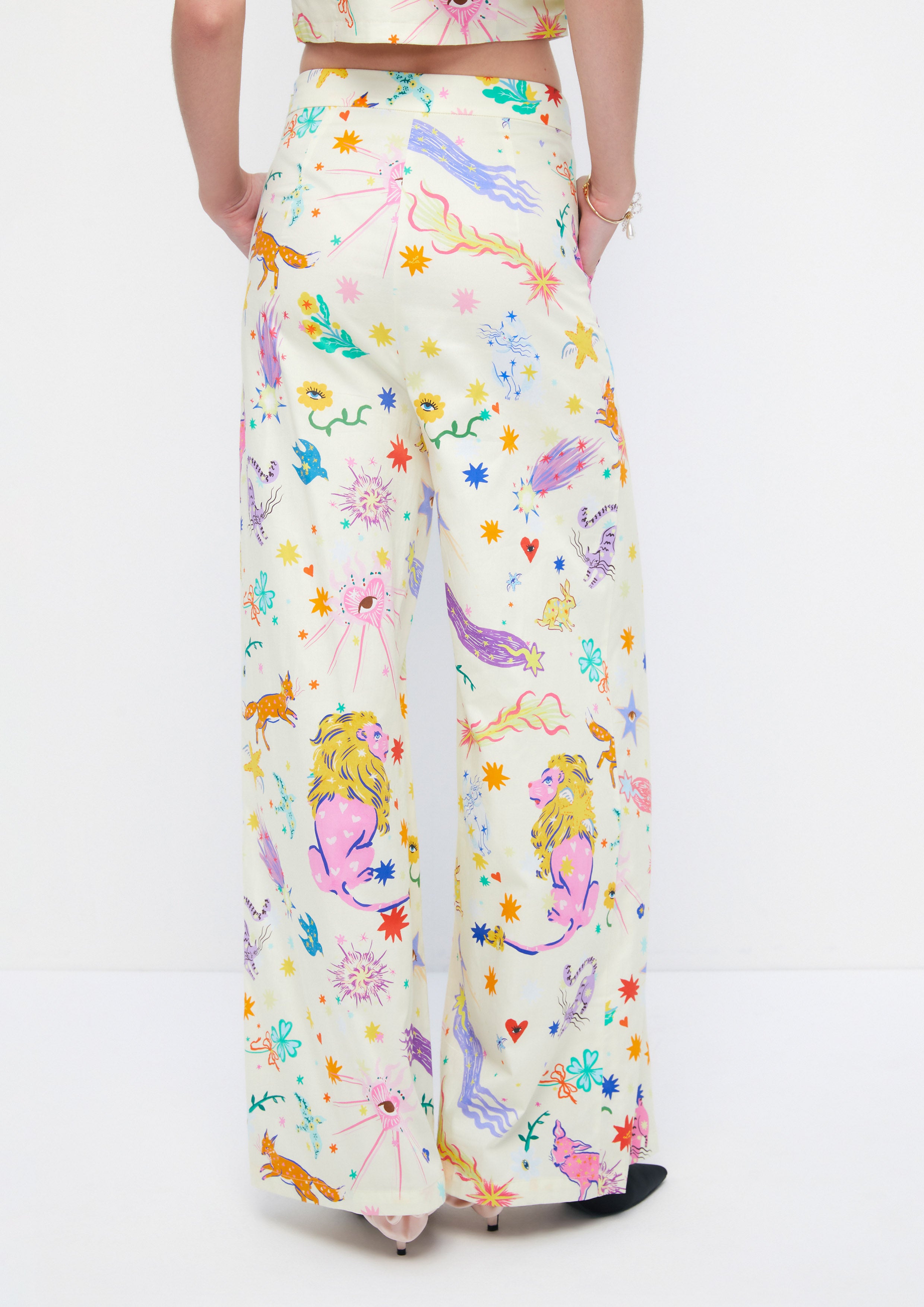 Zodiacal Dream Wide-Leg Pants Retro Rewind Collection