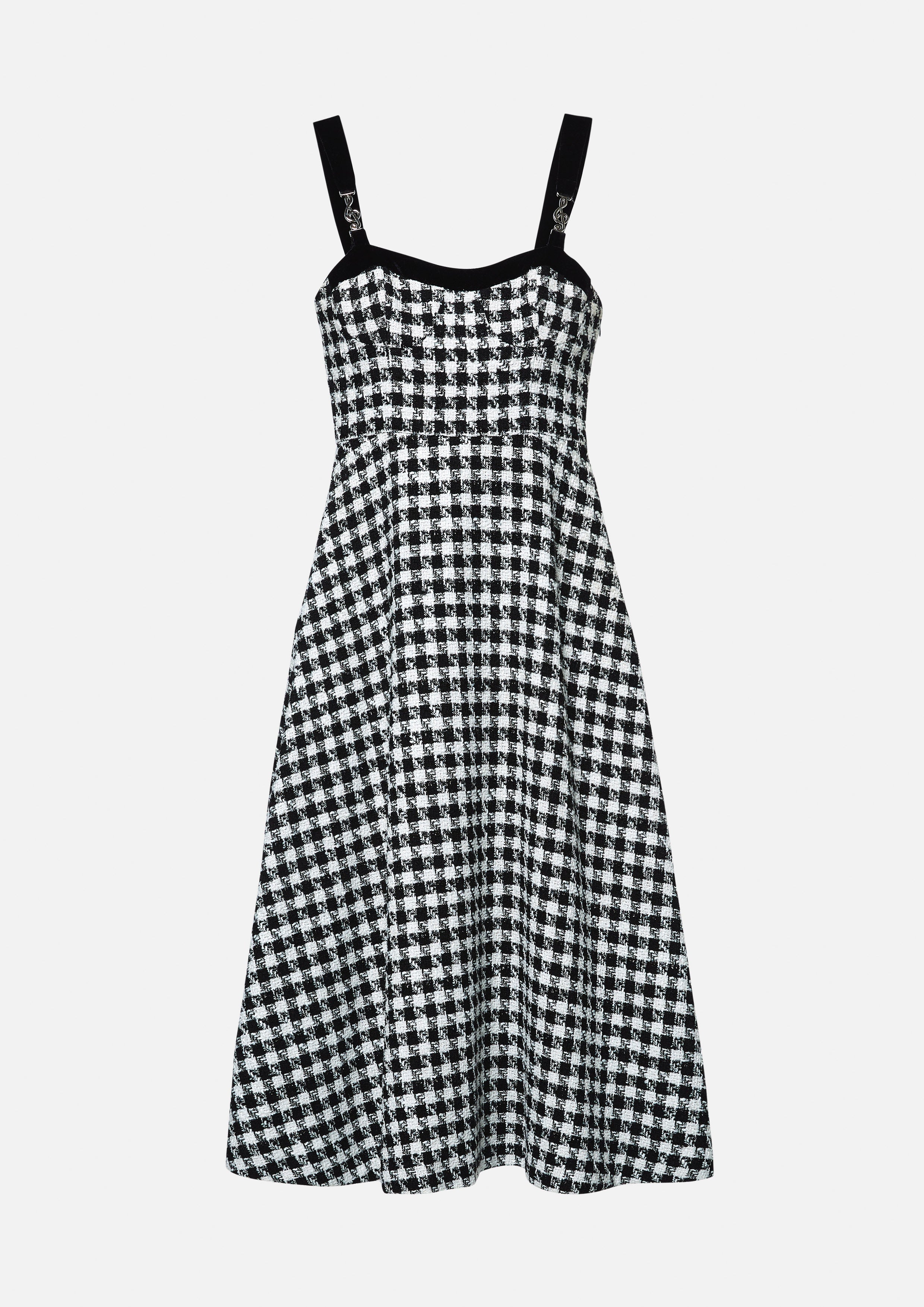 Chequerboard Midi Dress Grunge and Sugar Collection