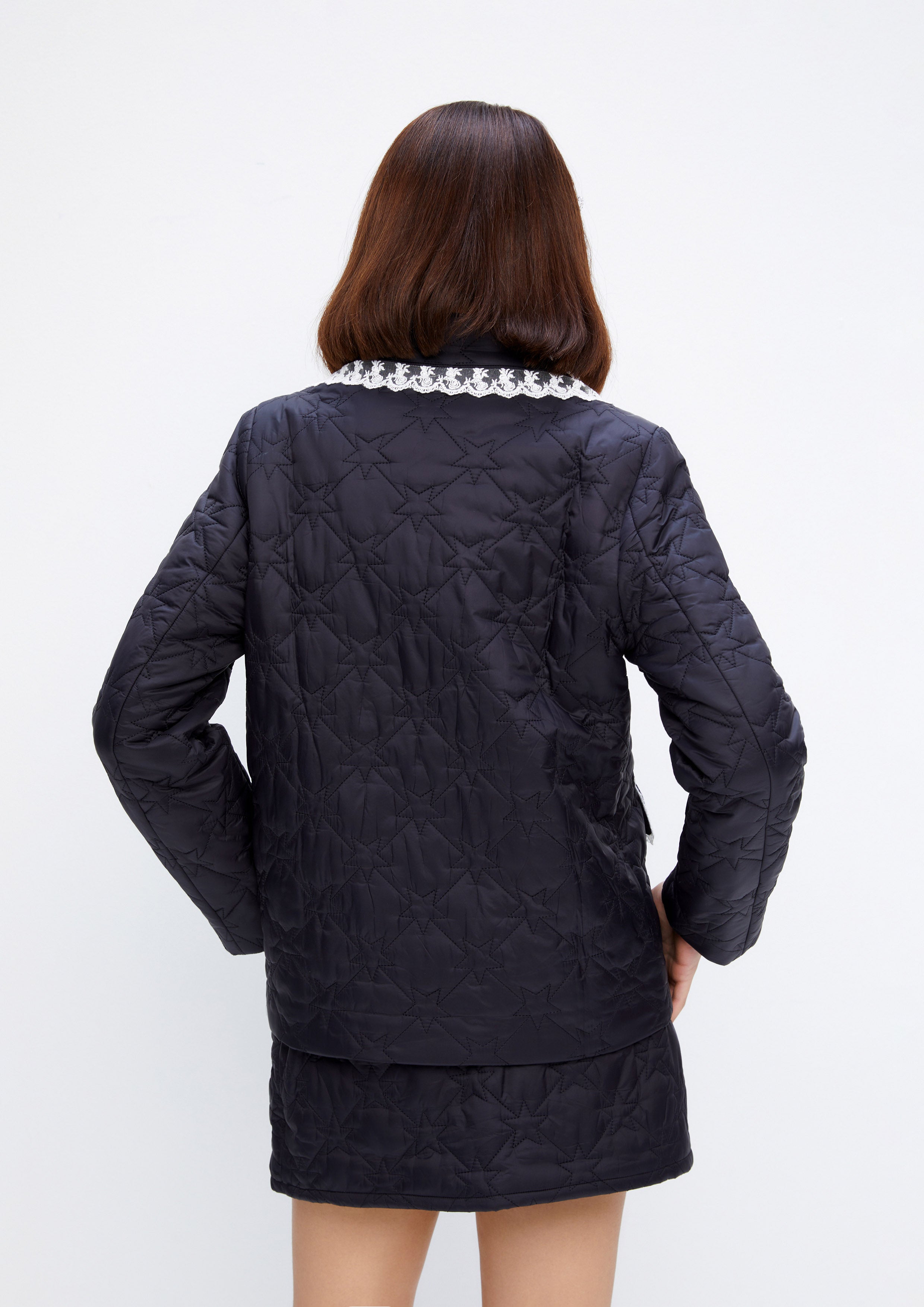 Lace Trim Star Quilt Jacket Retro Rewind Collection