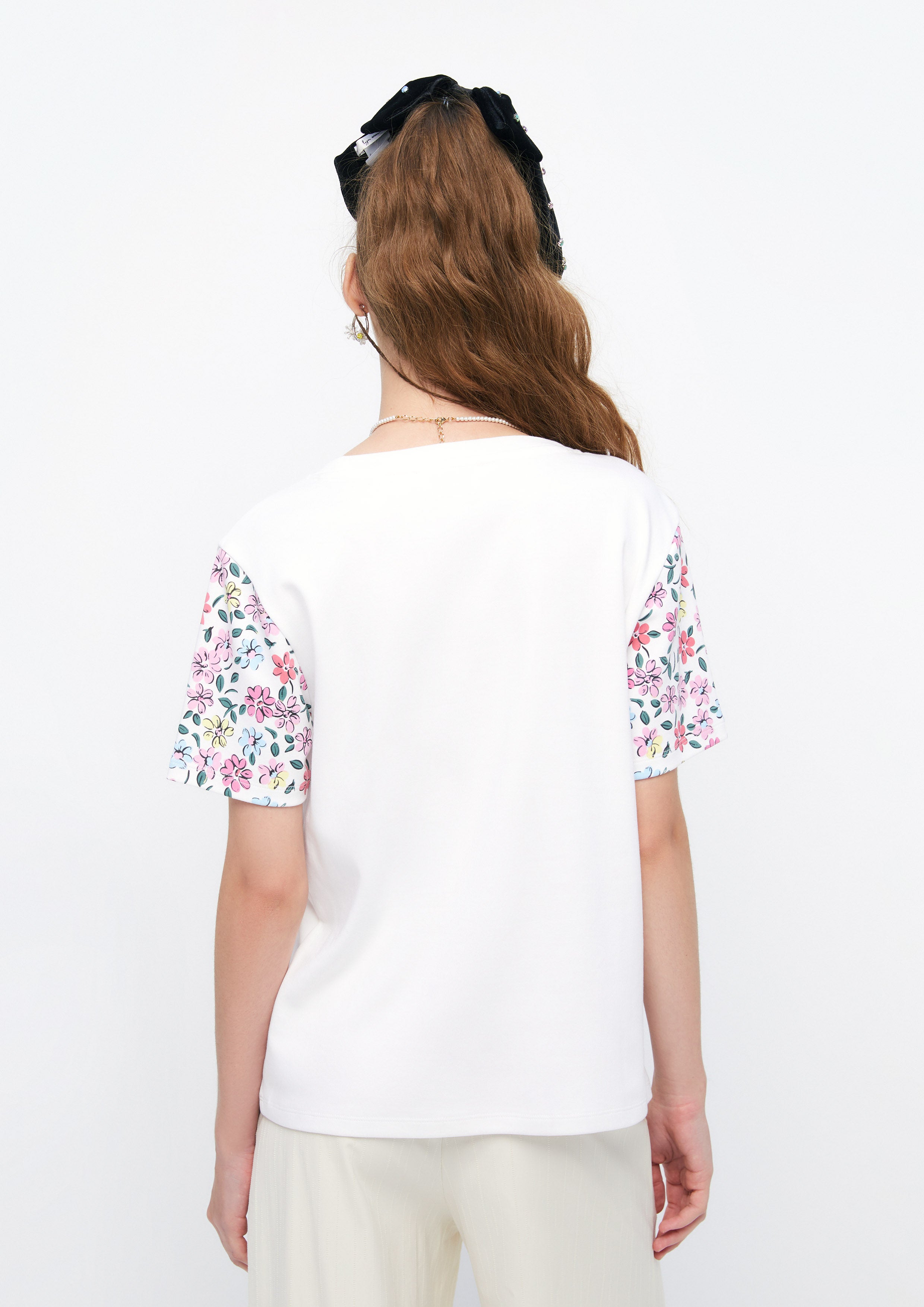 Floral and Feline T-Shirt Retro Rewind Collection