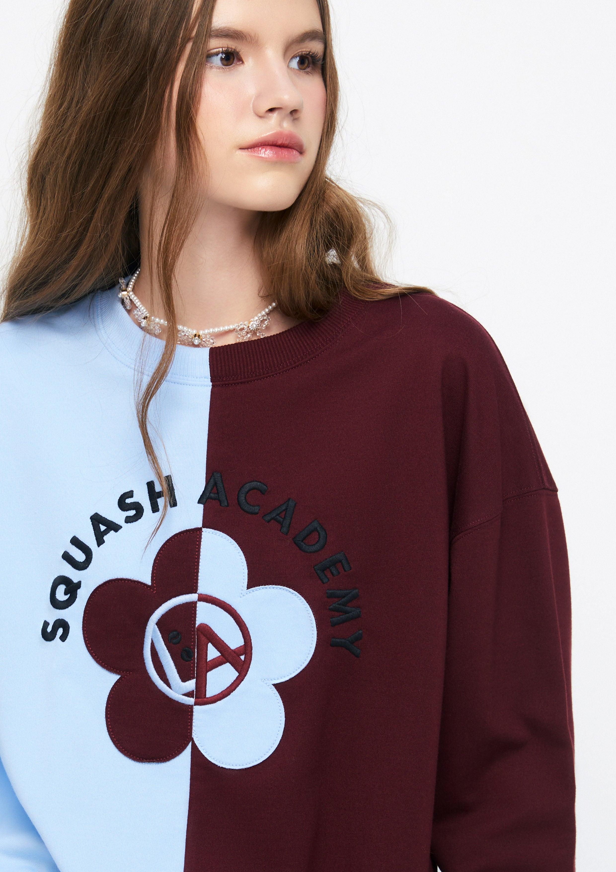 Squash Academy Colour-Blocked Pullover Retro Rewind Collection