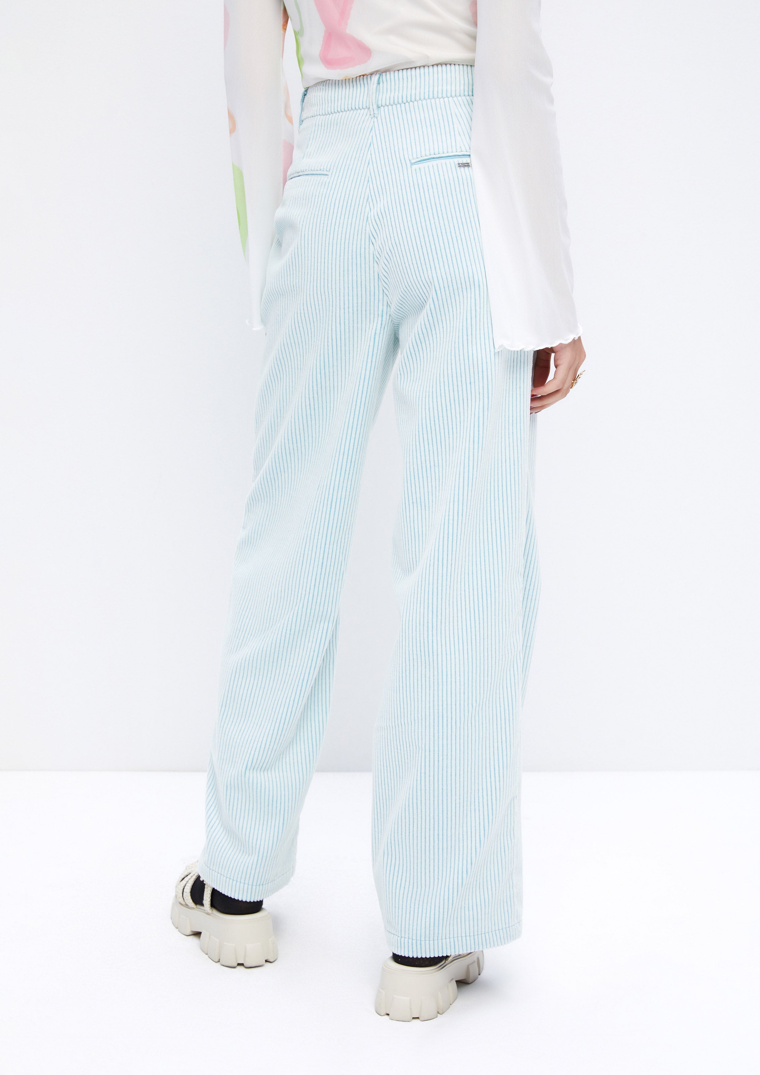 Wide Leg Corduroy Trousers Retro Rewind Collection