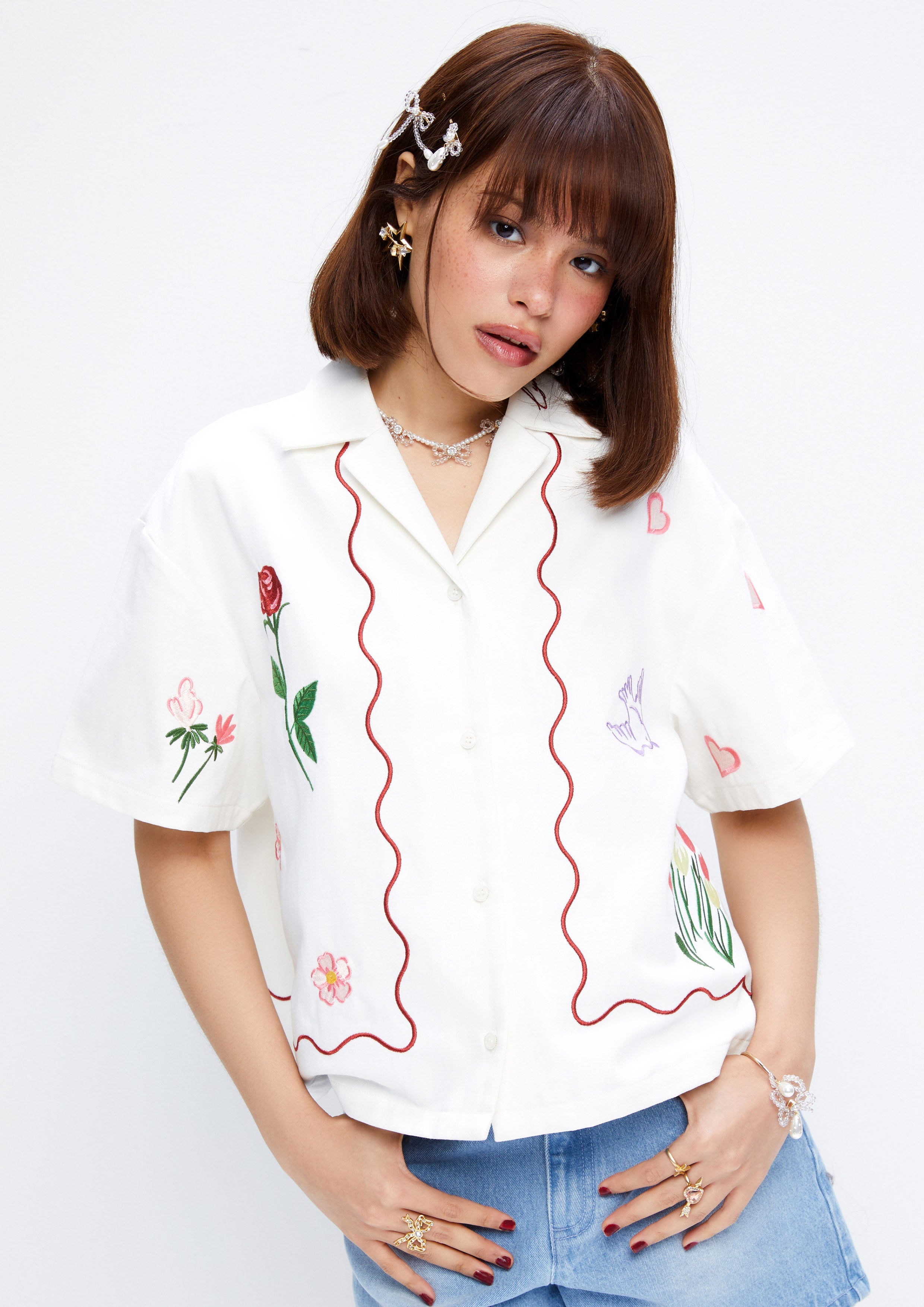 Patched Short Sleeve Shirt Dreamweaver Troop Collection