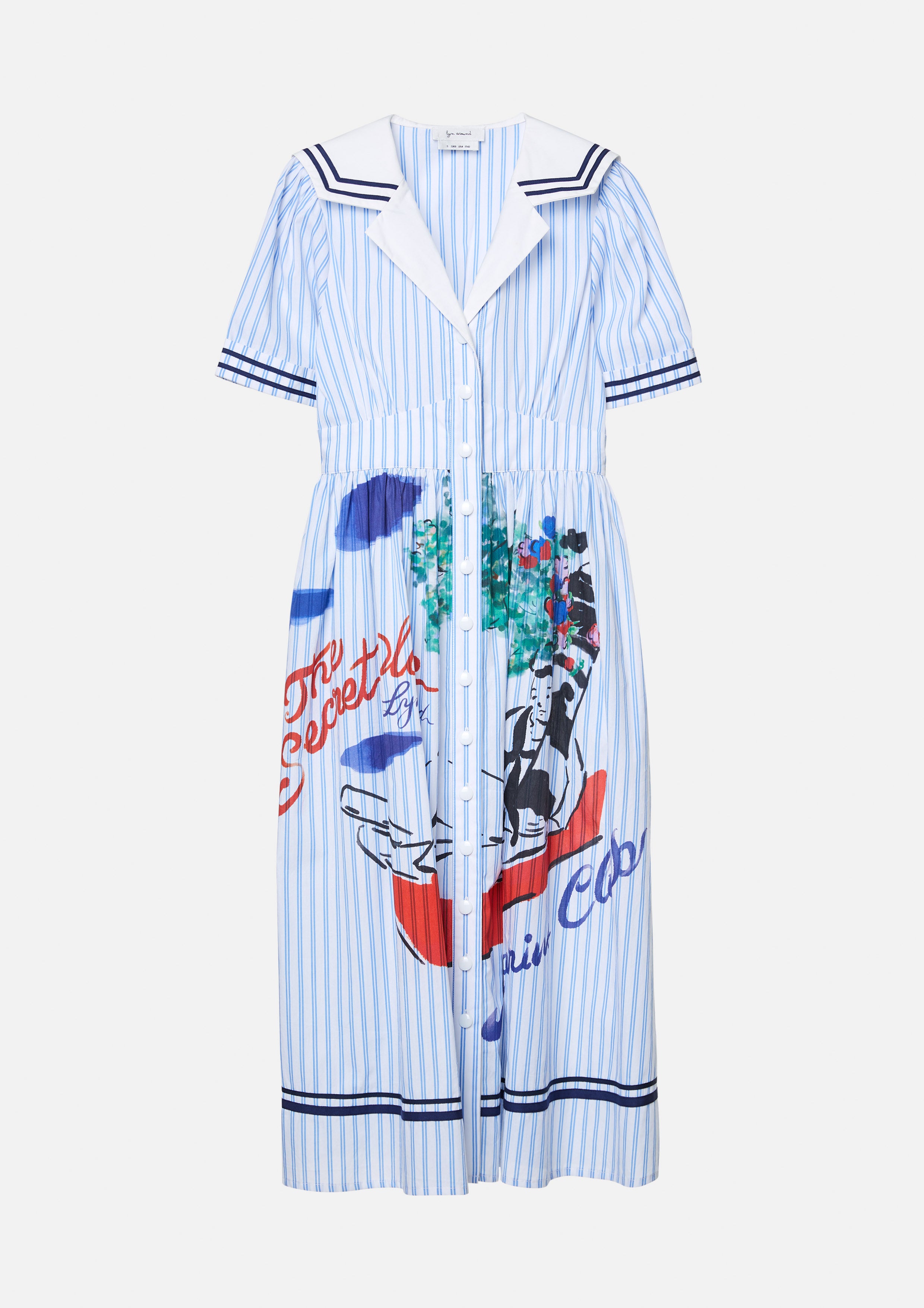 Marine Story Midi Dress The Secret Place