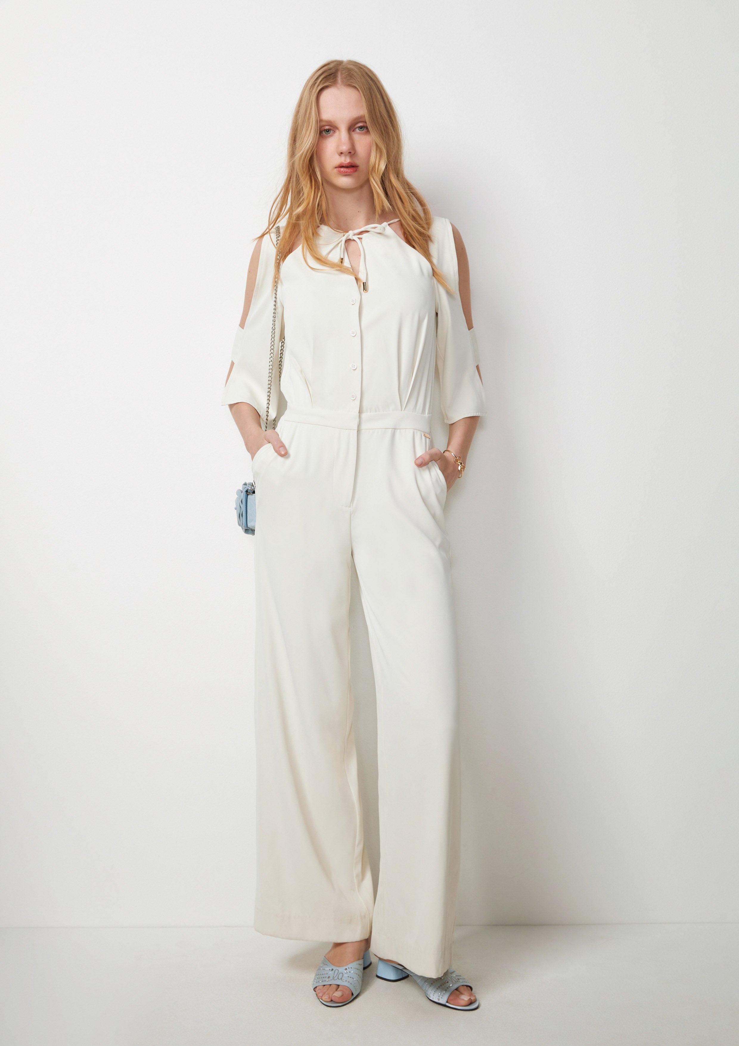 Split Sleeve Jumpsuit Pas De Deux