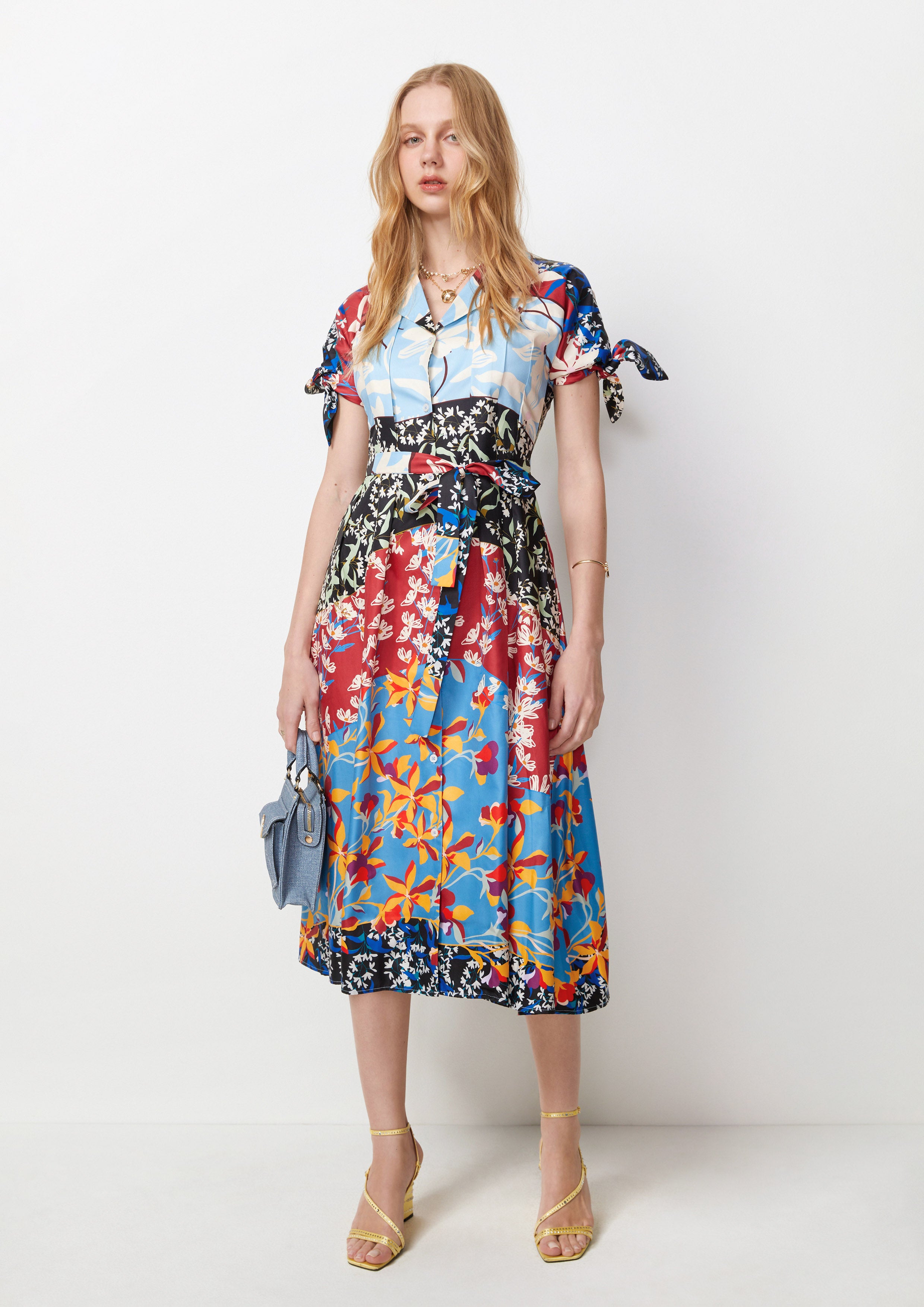 Floral Midi Shirt Dress Best Bunnies