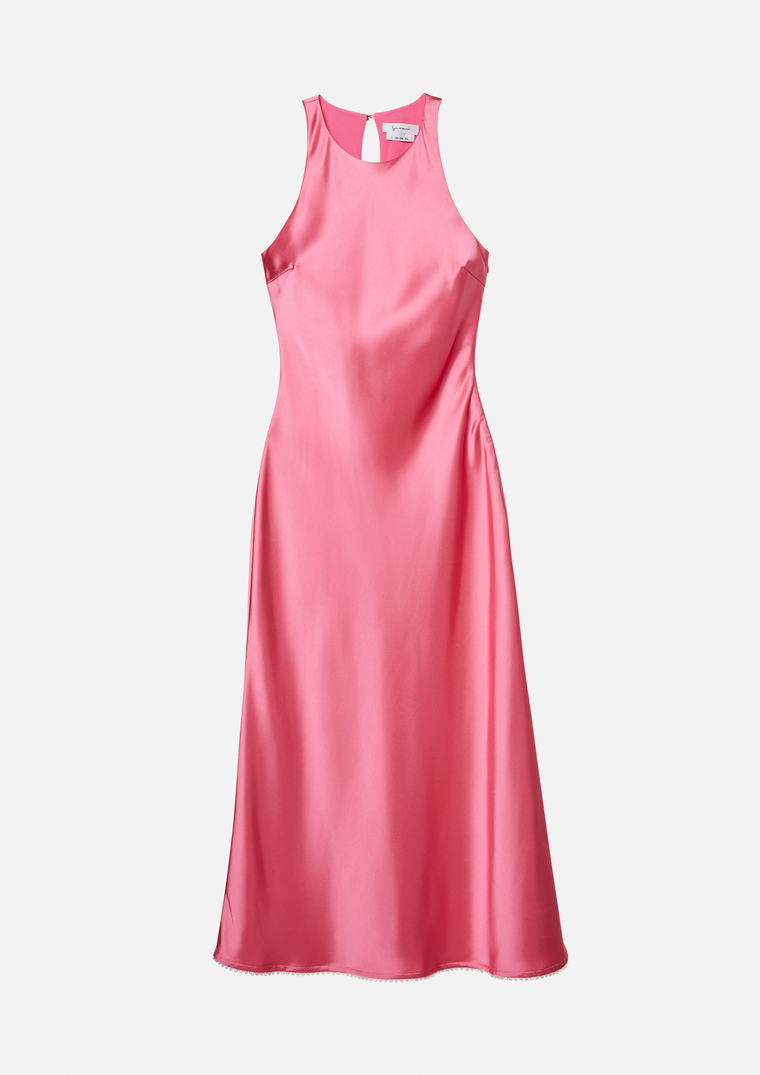 Satin Maxi Slip Dress Petals Galore