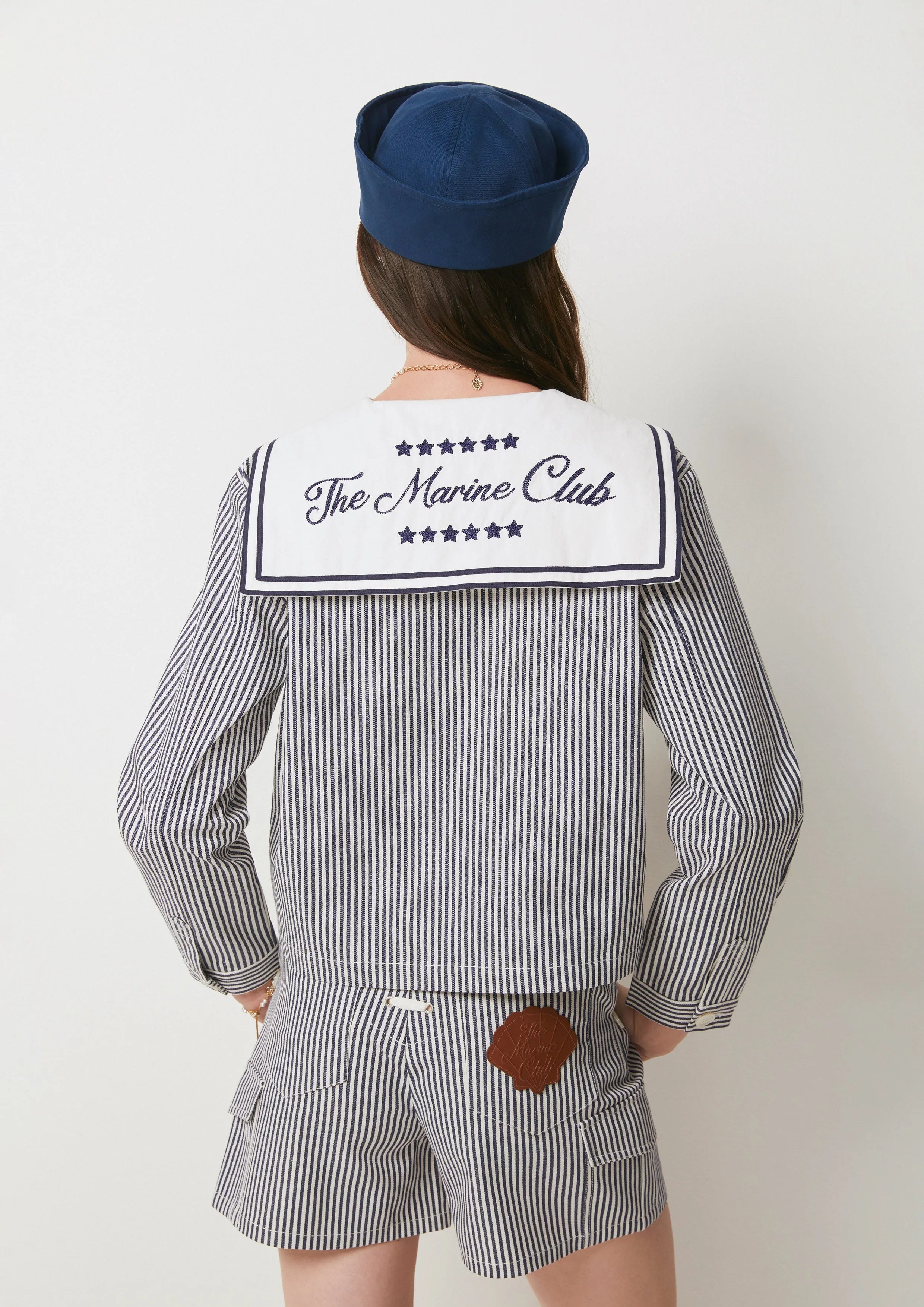 Marine Club Striped Jacket The Secret Place