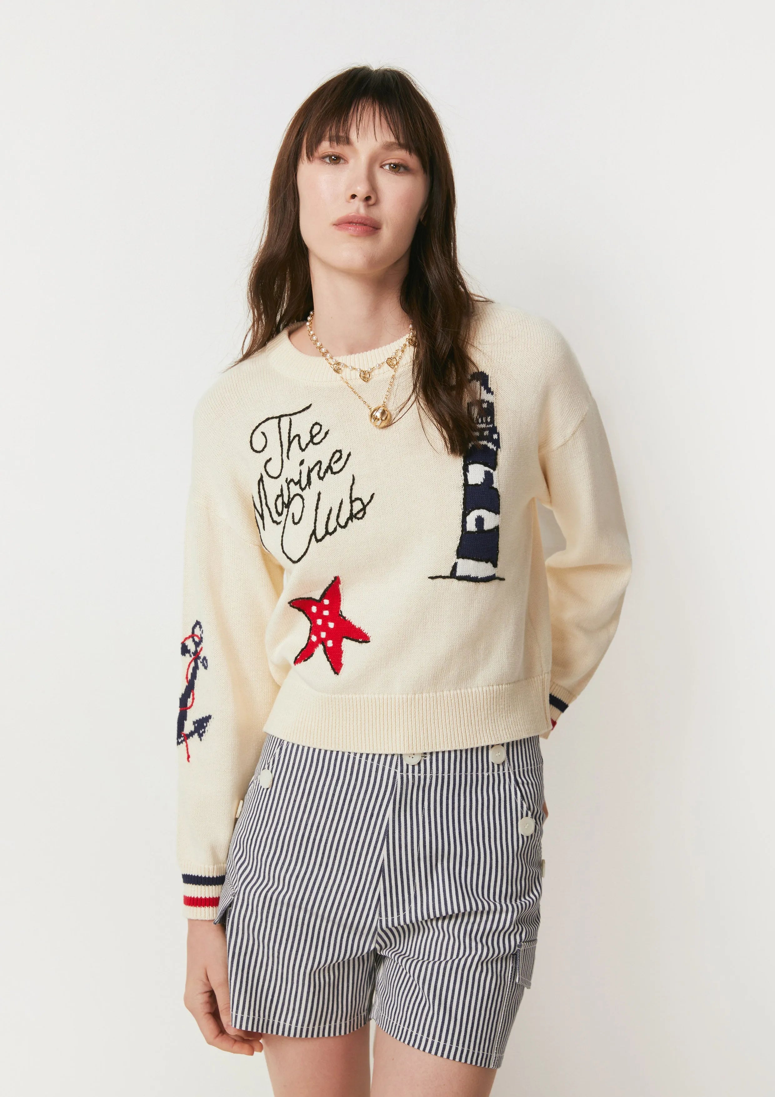 Marine Club Knit Pullover The Secret Place