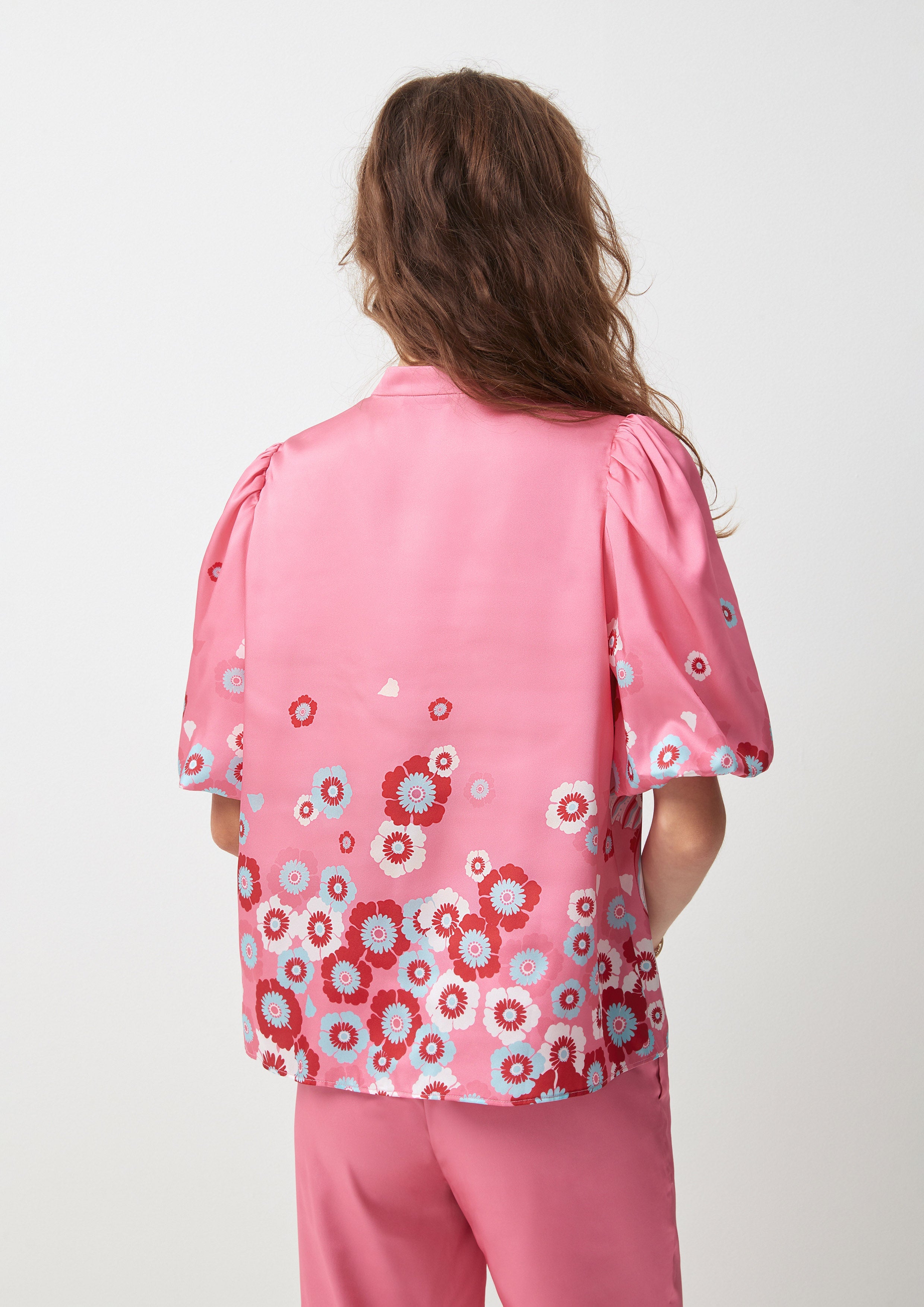 Floral Blouse Symphony of Petals