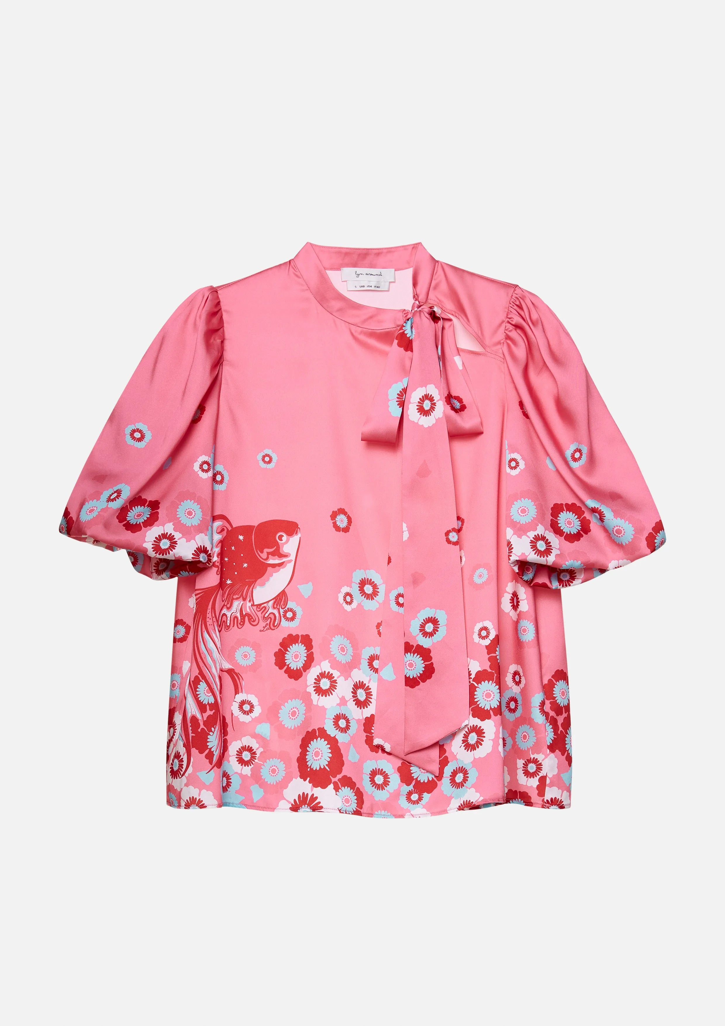 Floral Blouse Symphony of Petals