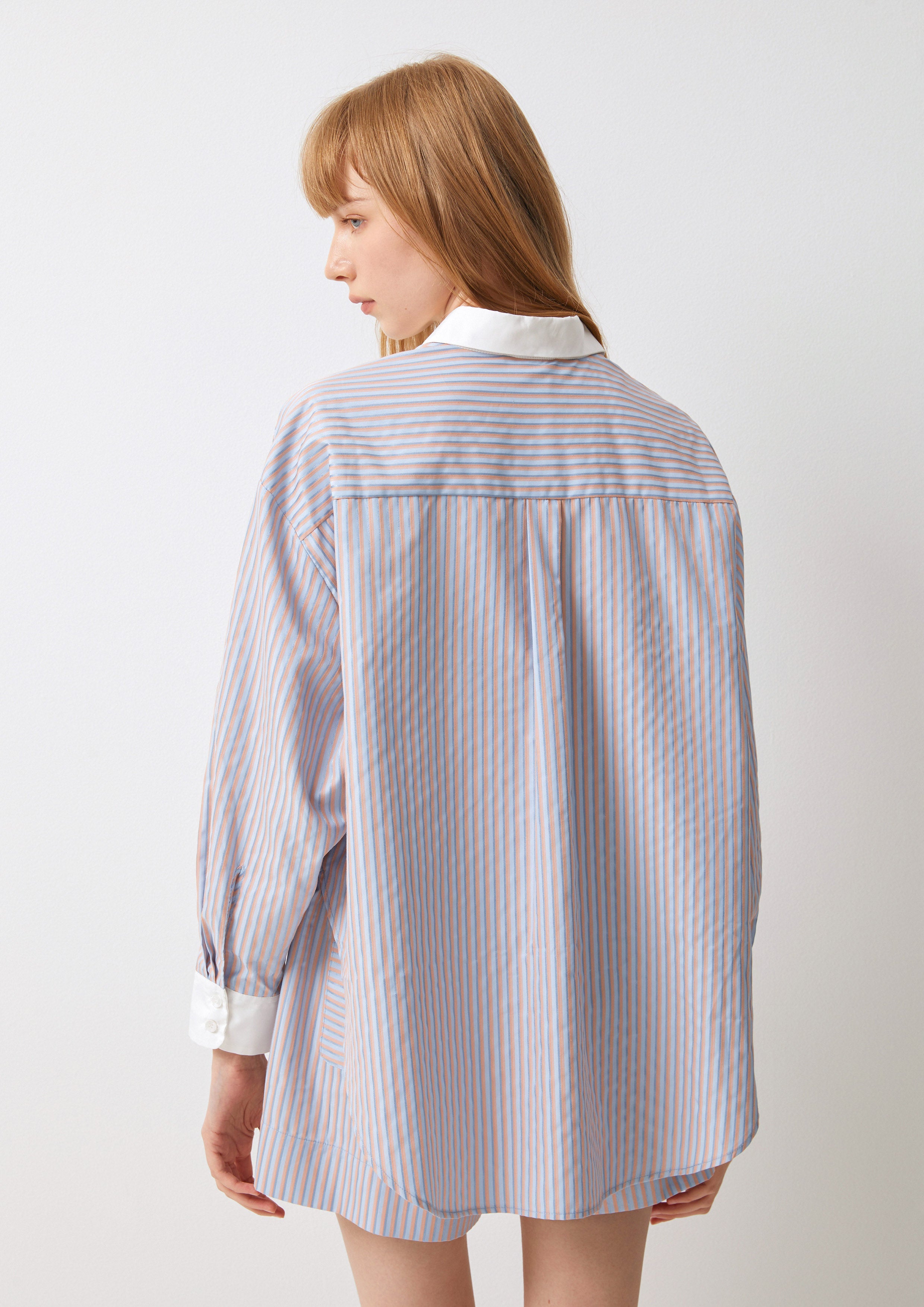 Striped Oversized Shirt Parallel Play