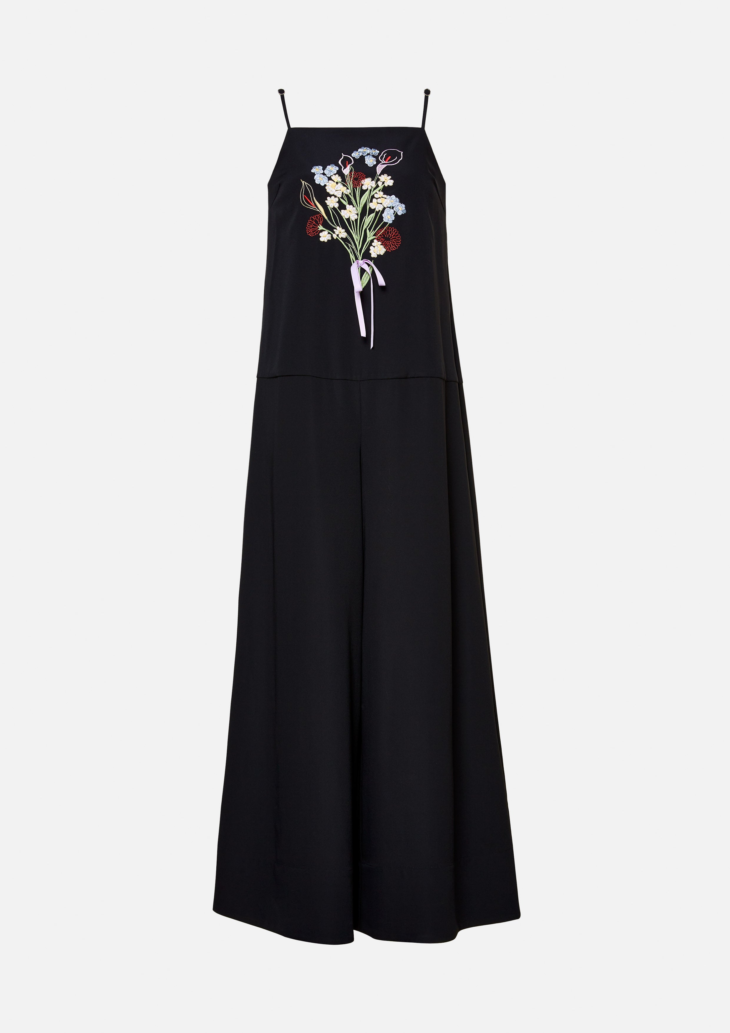 Flower Bouquet Wide-Leg Jumpsuit Flower Field