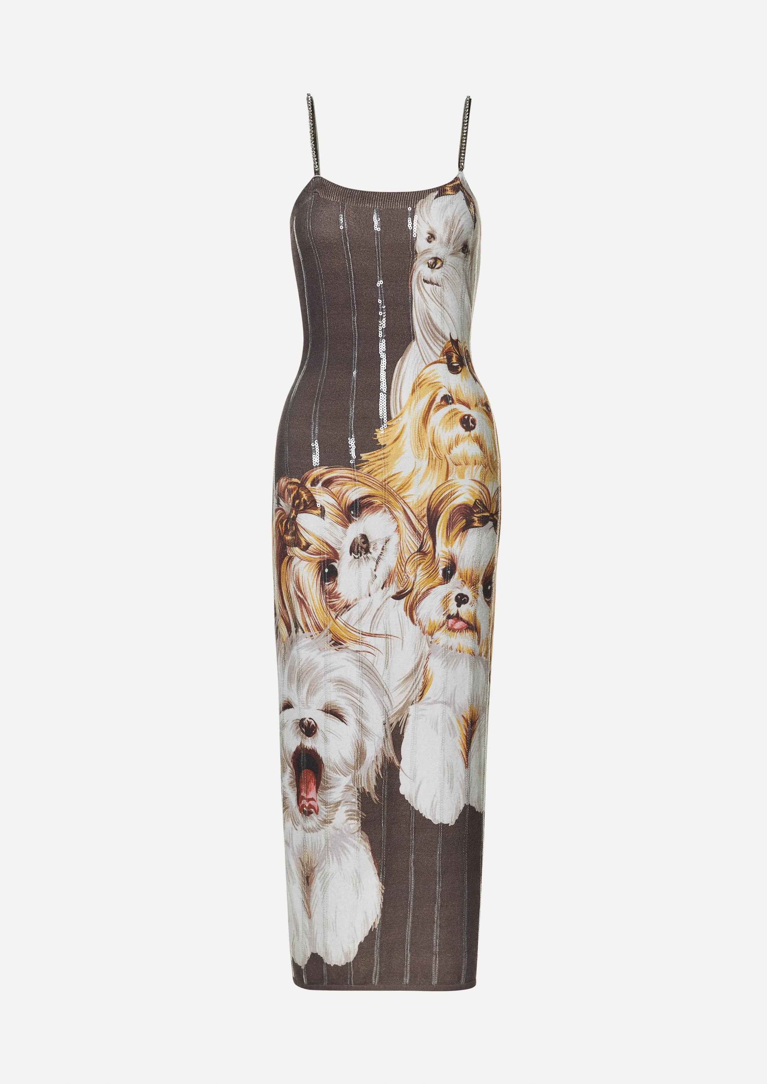 Yorkie Portrait Midi Dress The Canine Whisperer