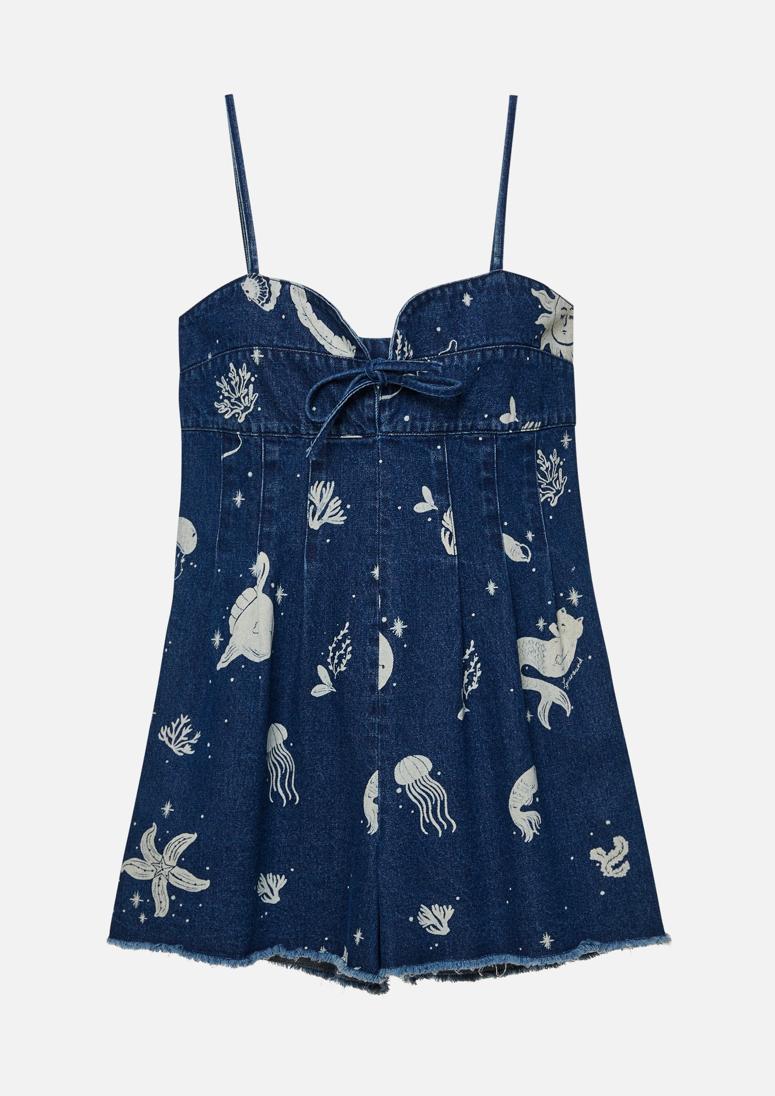 Dreamy Ocean Denim Romper Dreamscape Memories