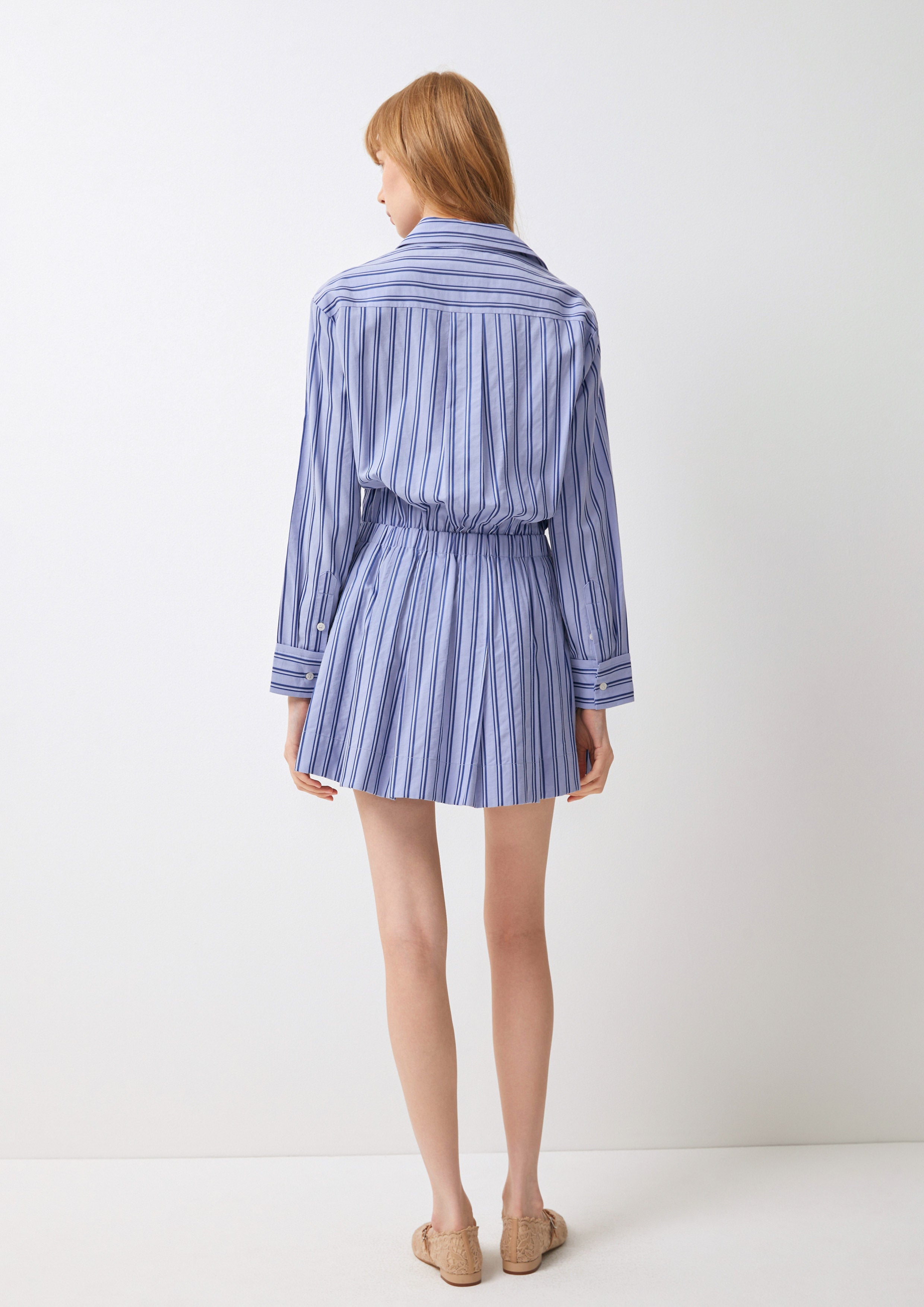 Striped Mini Shirt Dress Parallel Play