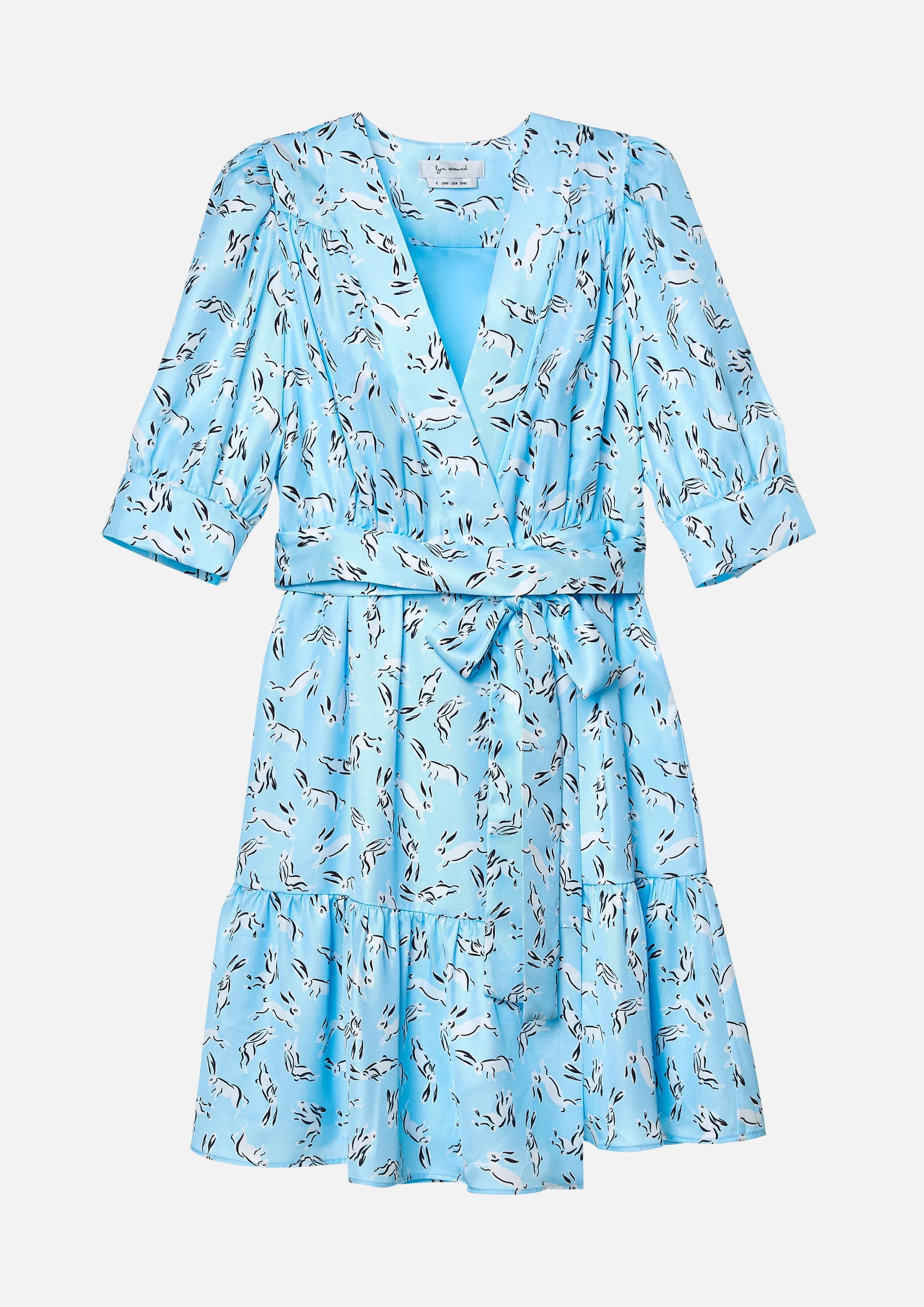 Bunnies Monogram Mini Wrap Dress Best Bunnies