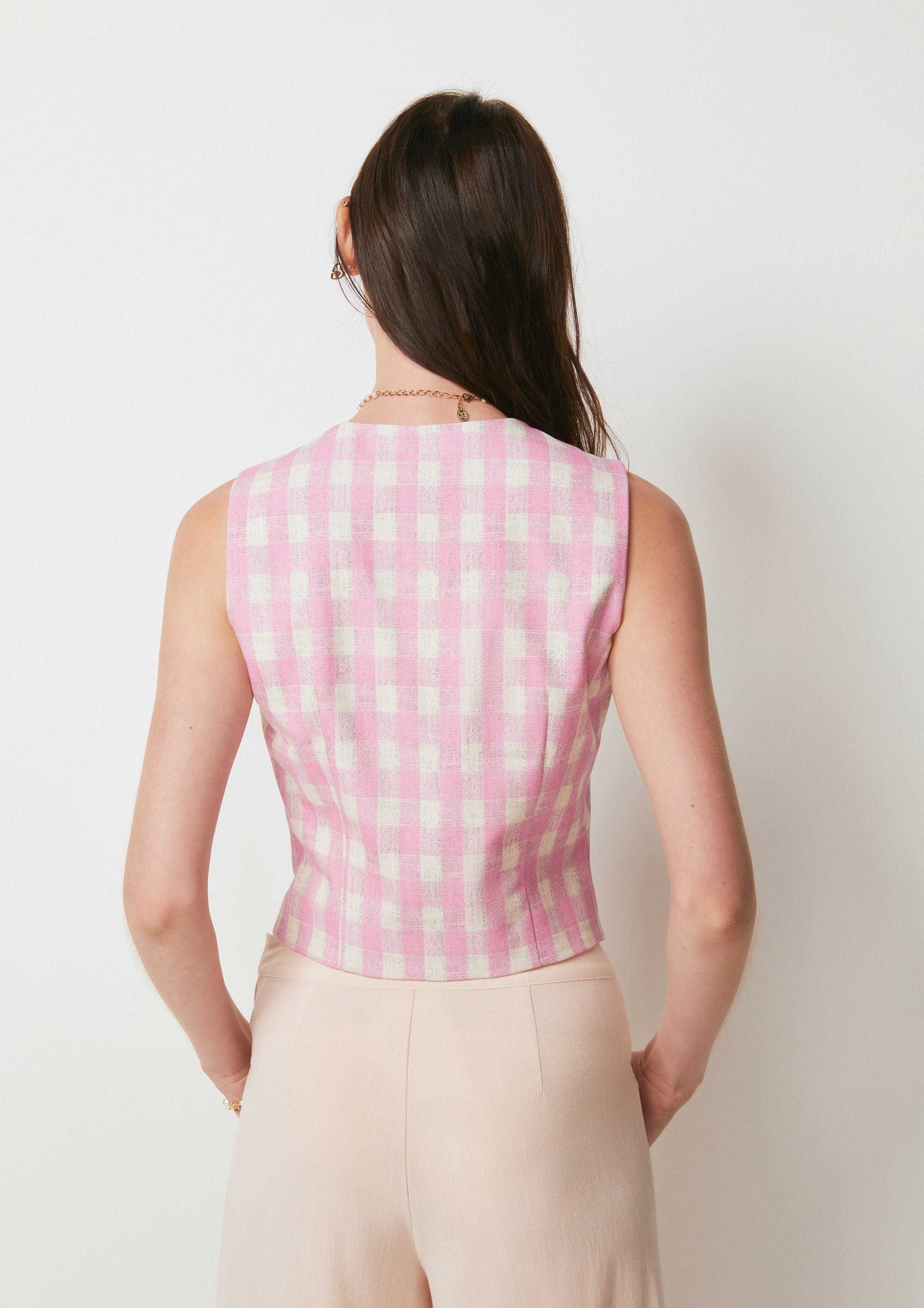 Gingham Manor Vest The Canine Whisperer