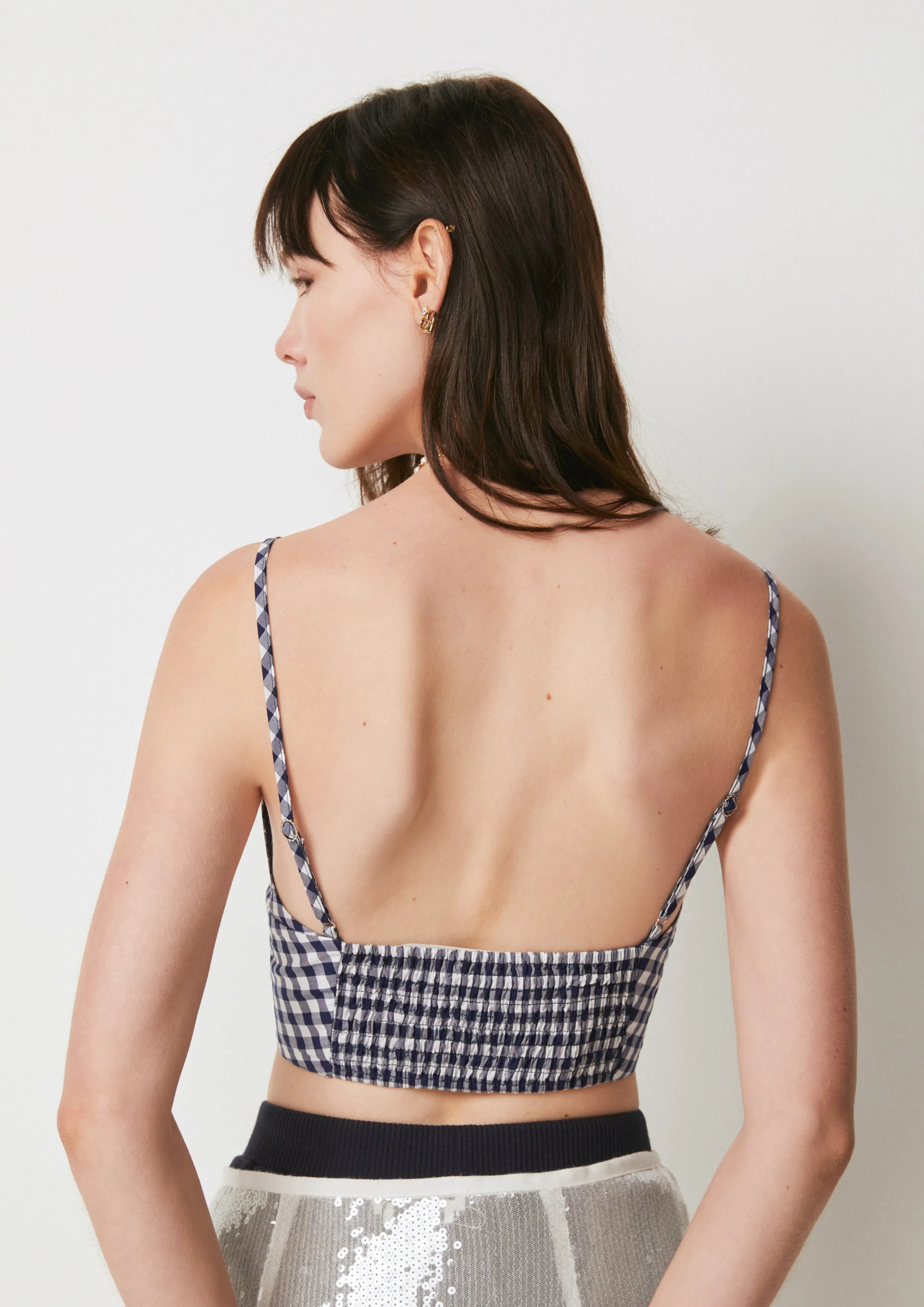 Gingham Crop Top La La Land