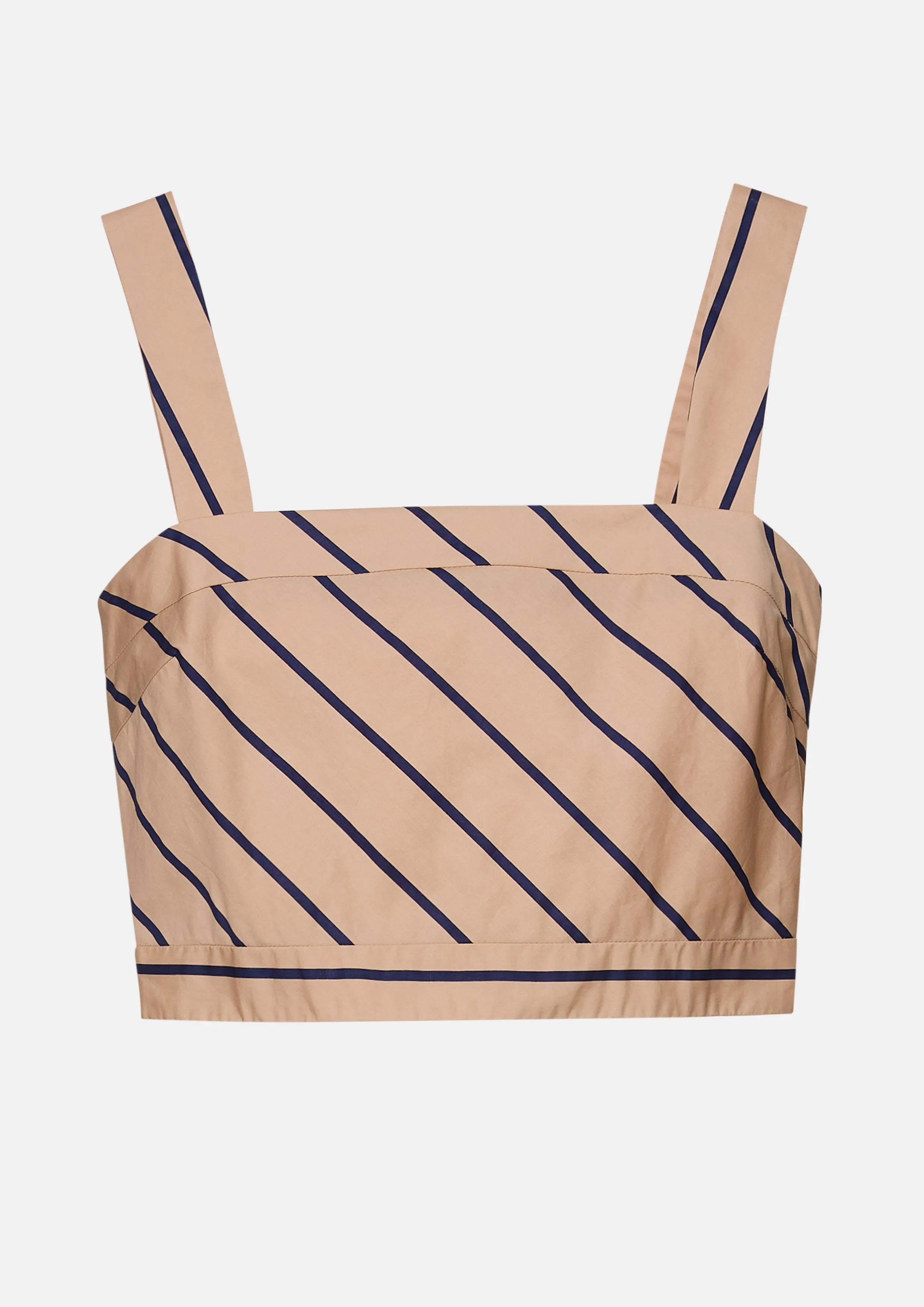 Diagonal Chevron Stripes Crop Top Pas De Une