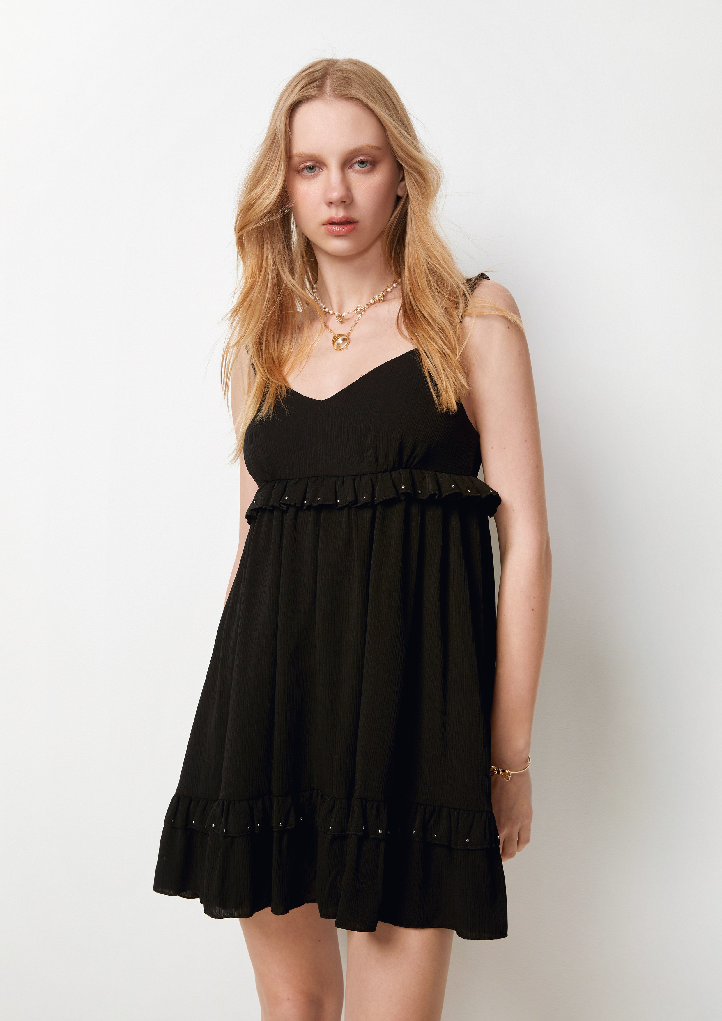 Ruffle Mini Dress Too Cool For School