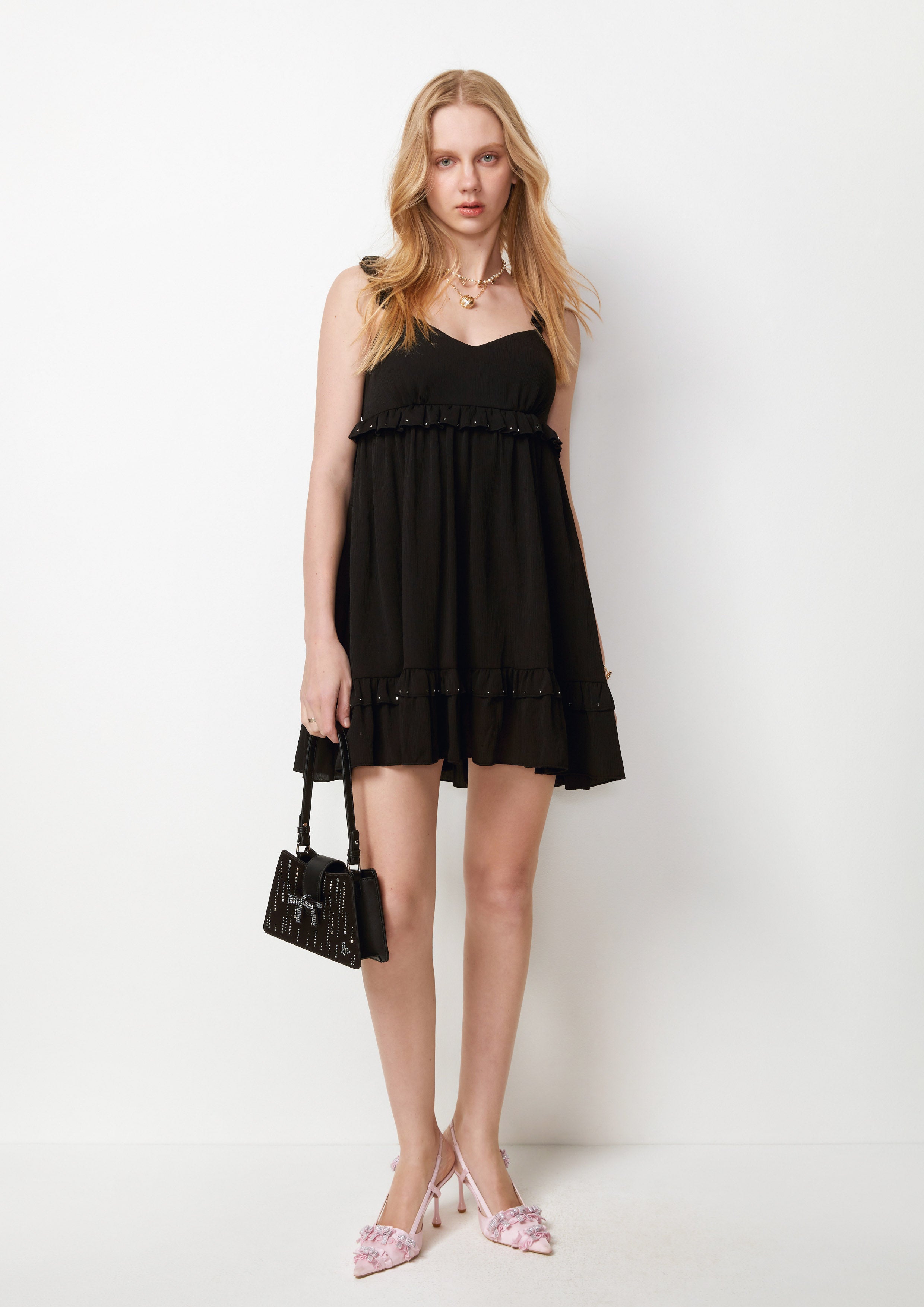 Ruffle Mini Dress Too Cool For School