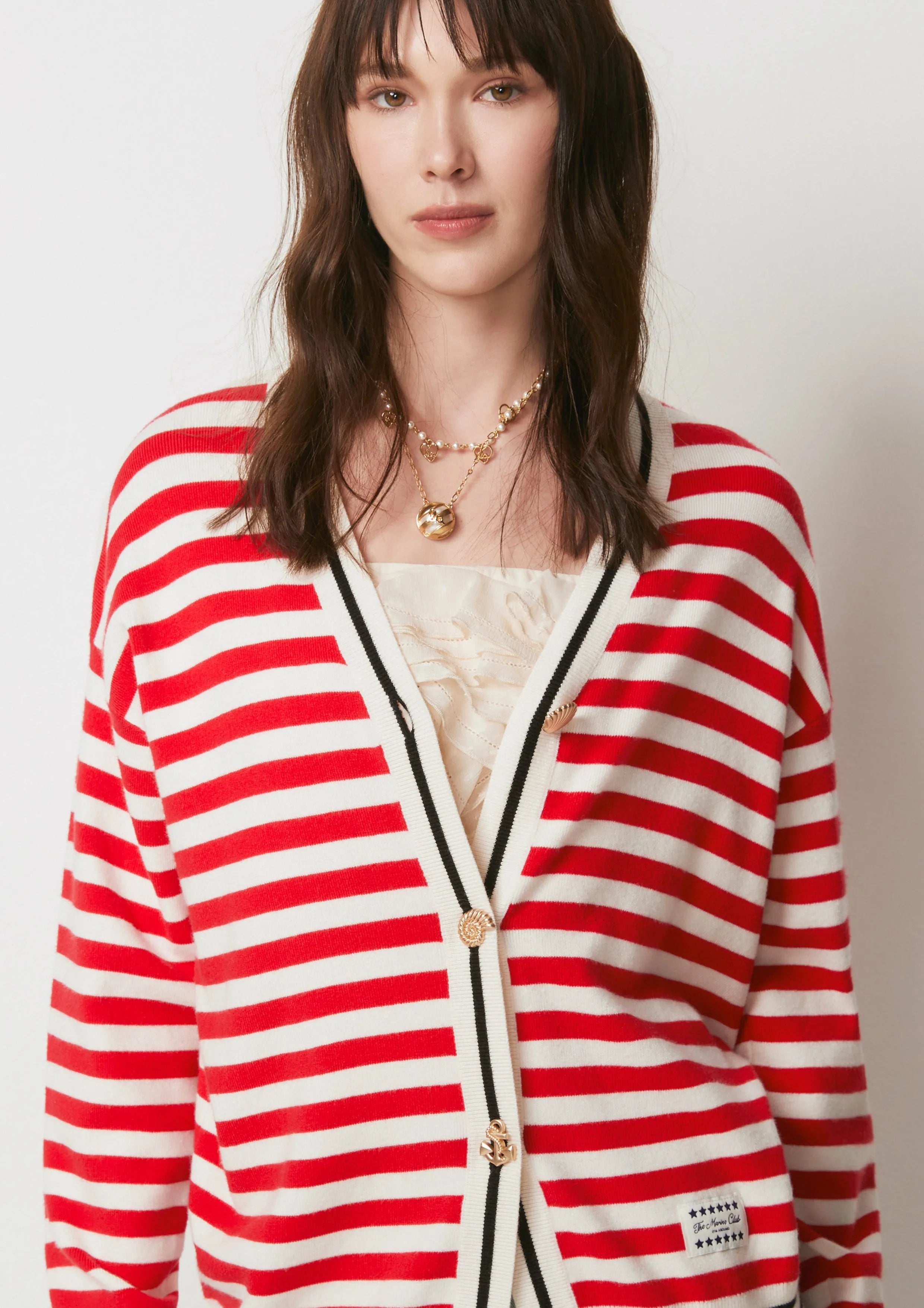 Nautical Stripe Cardigan The Secret Place