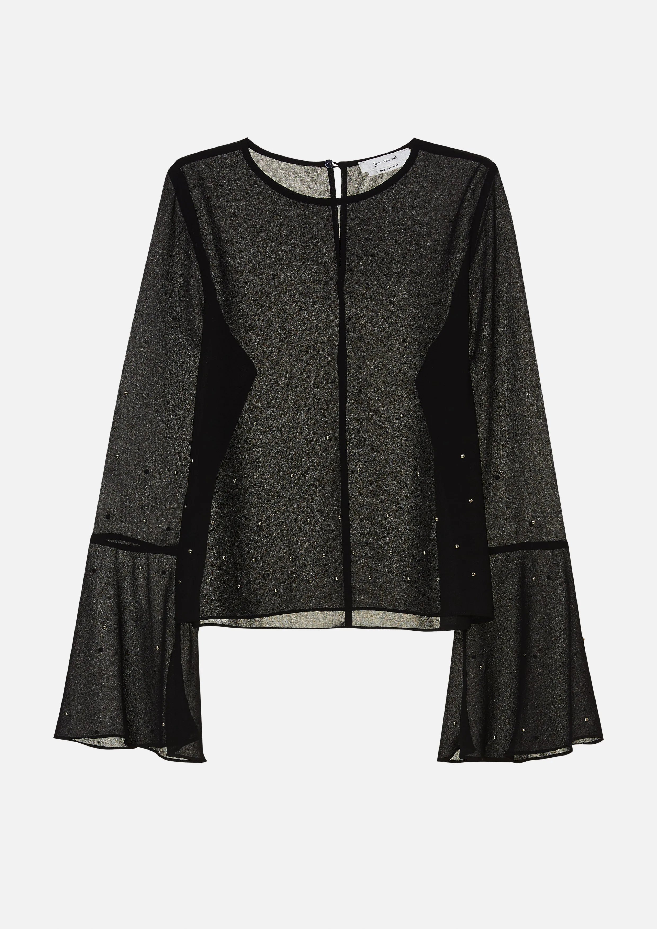 Crystal Bell Sleeve Blouse Too Cool For School