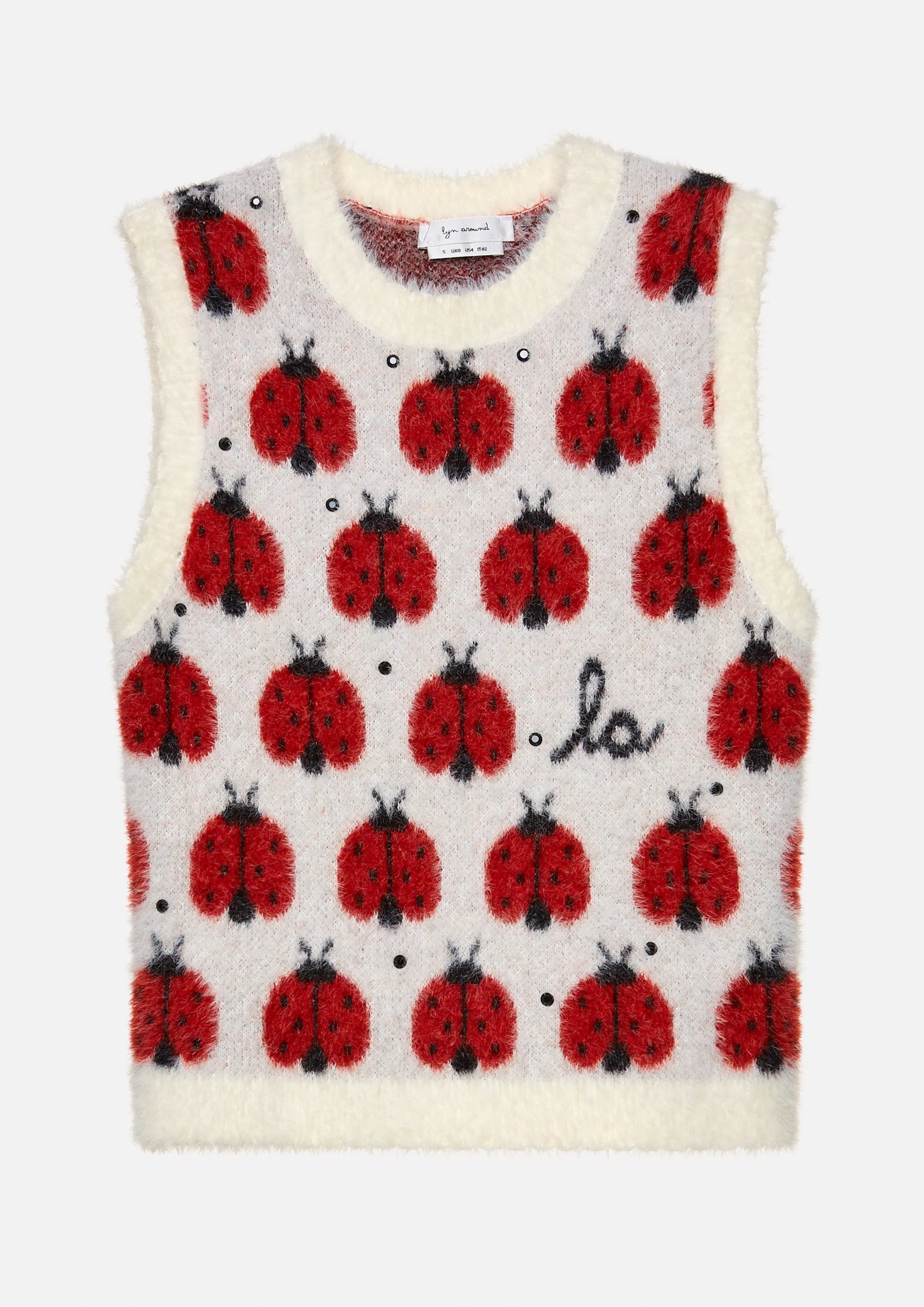 Ladybug Fur Vest American Born Chinese