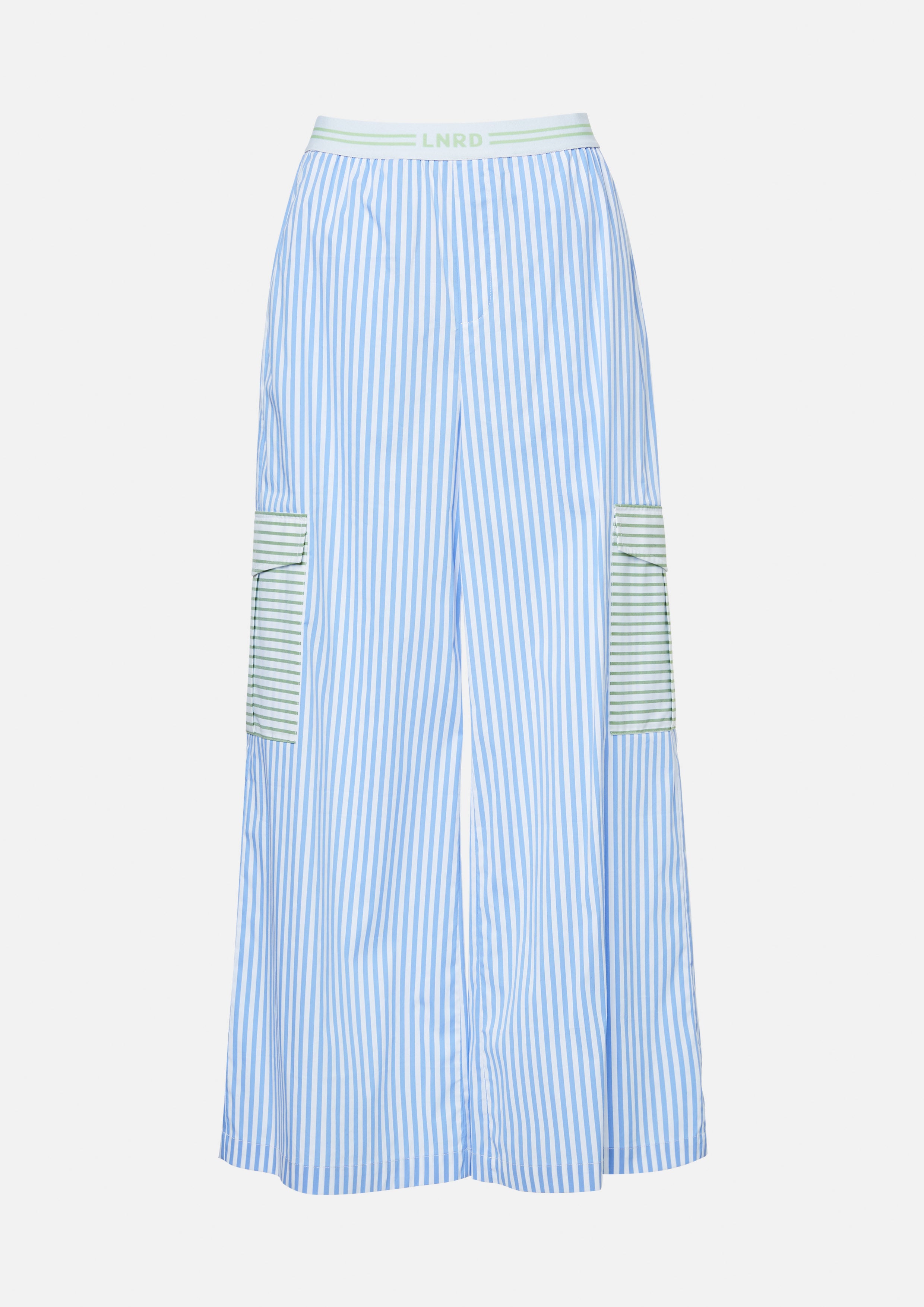 Stripe Wide-Leg Cargo Pants The Secret Place