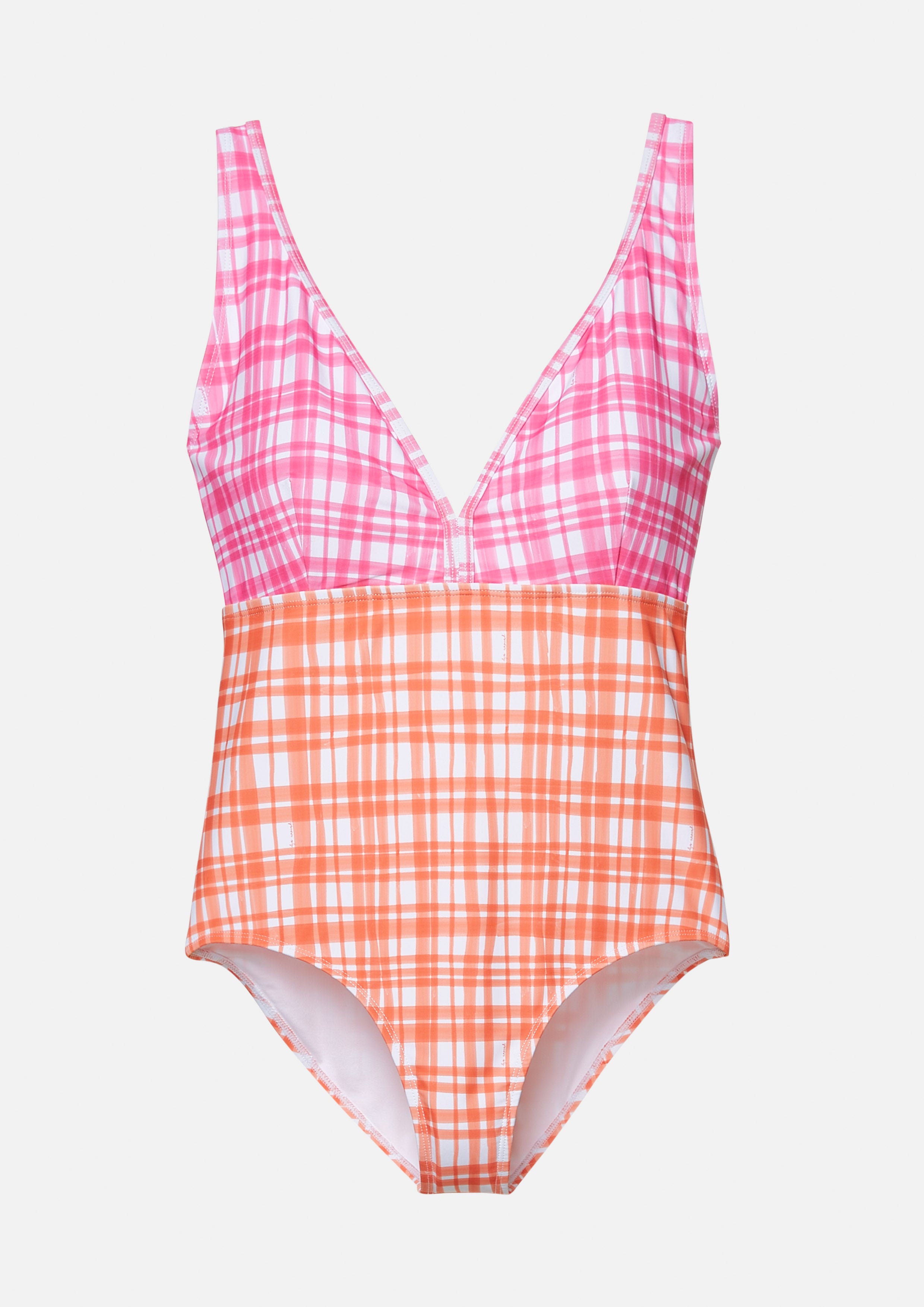 Gingham Back Bow Swimsuit Petals Galore