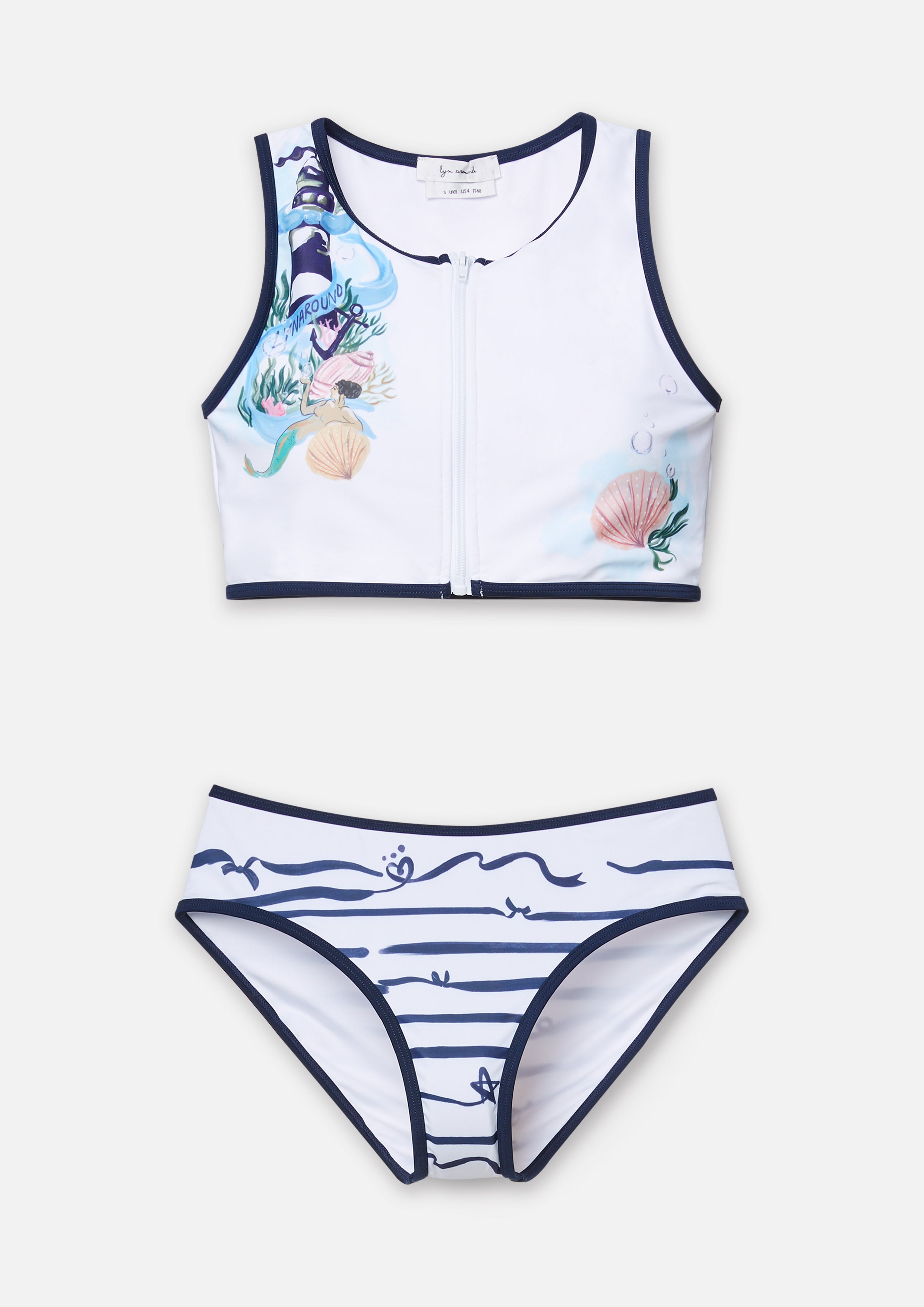 Nautical Dream Two-Piece Sporty Swimsuit The Secret Place