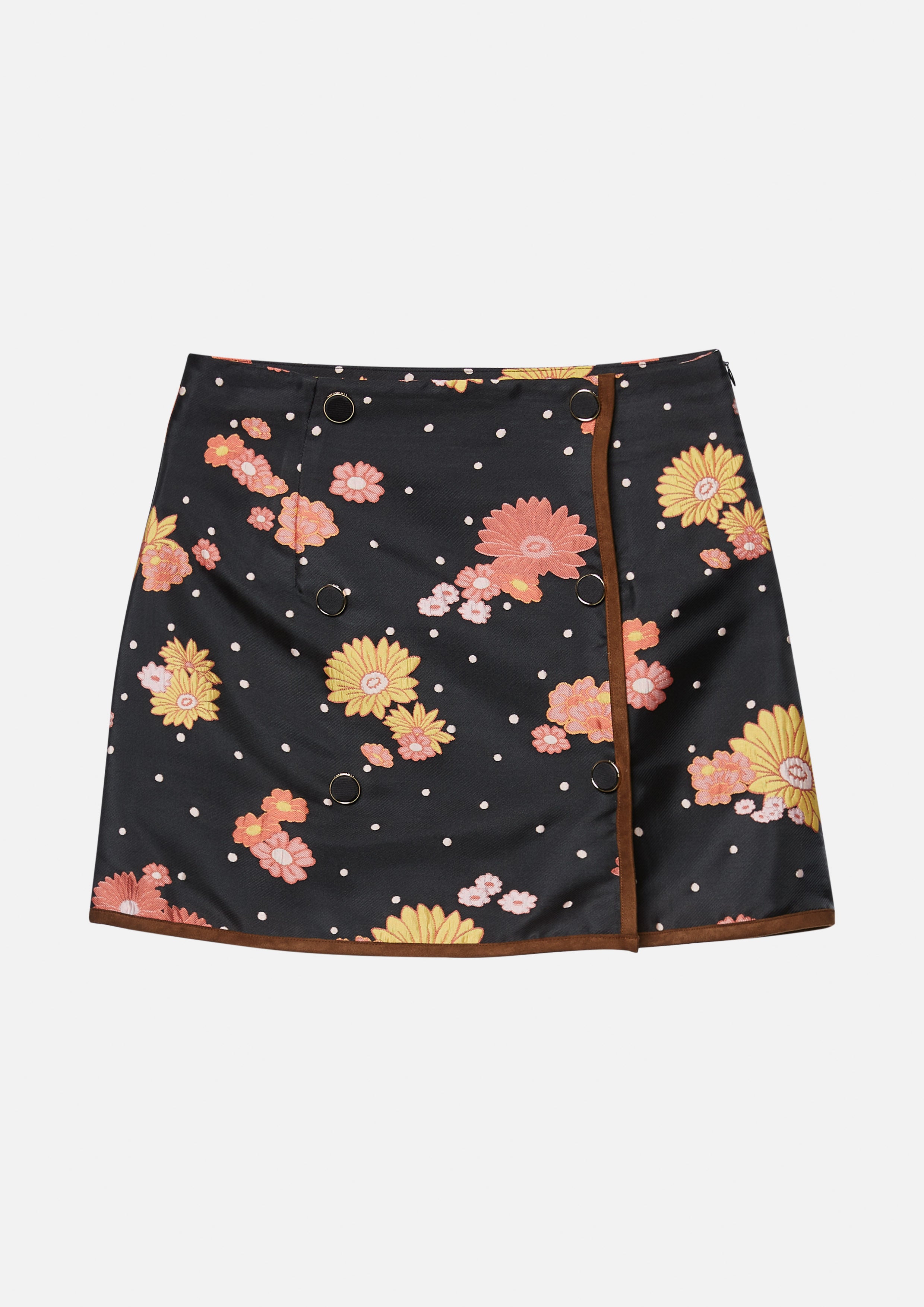 Floral Printed A-Line Mini Skirt Quirk Quest Collection