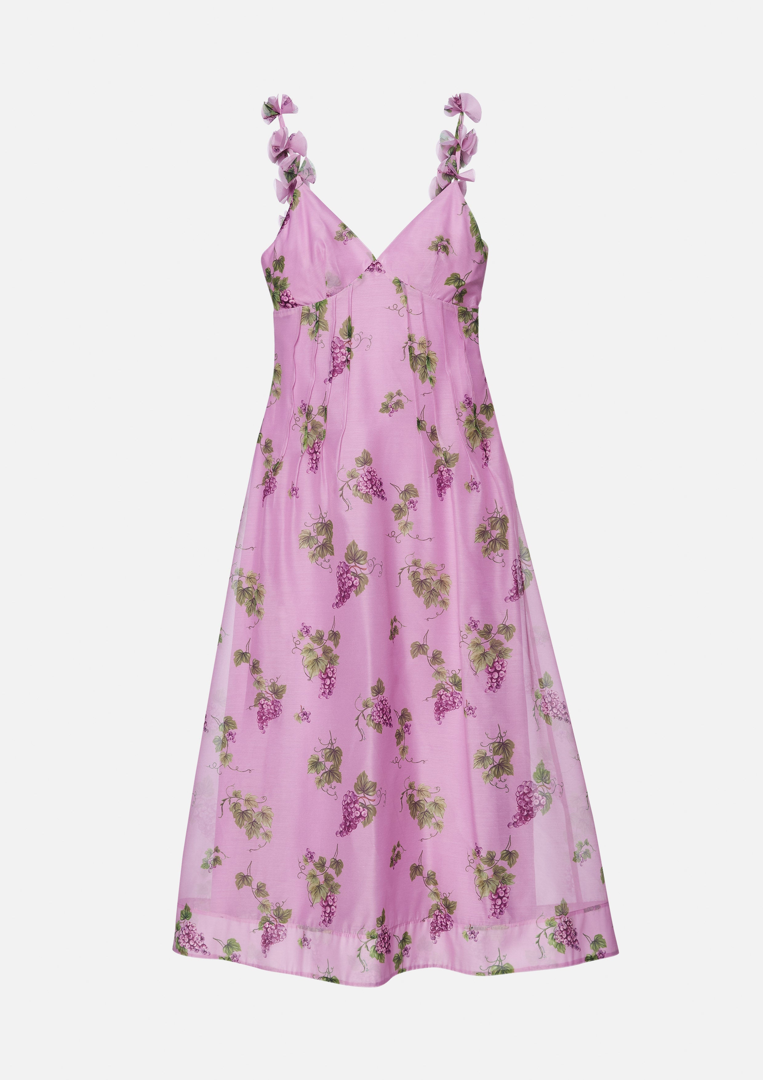 Vineyard Printed Maxi Dress Soleviva Vacation Collection