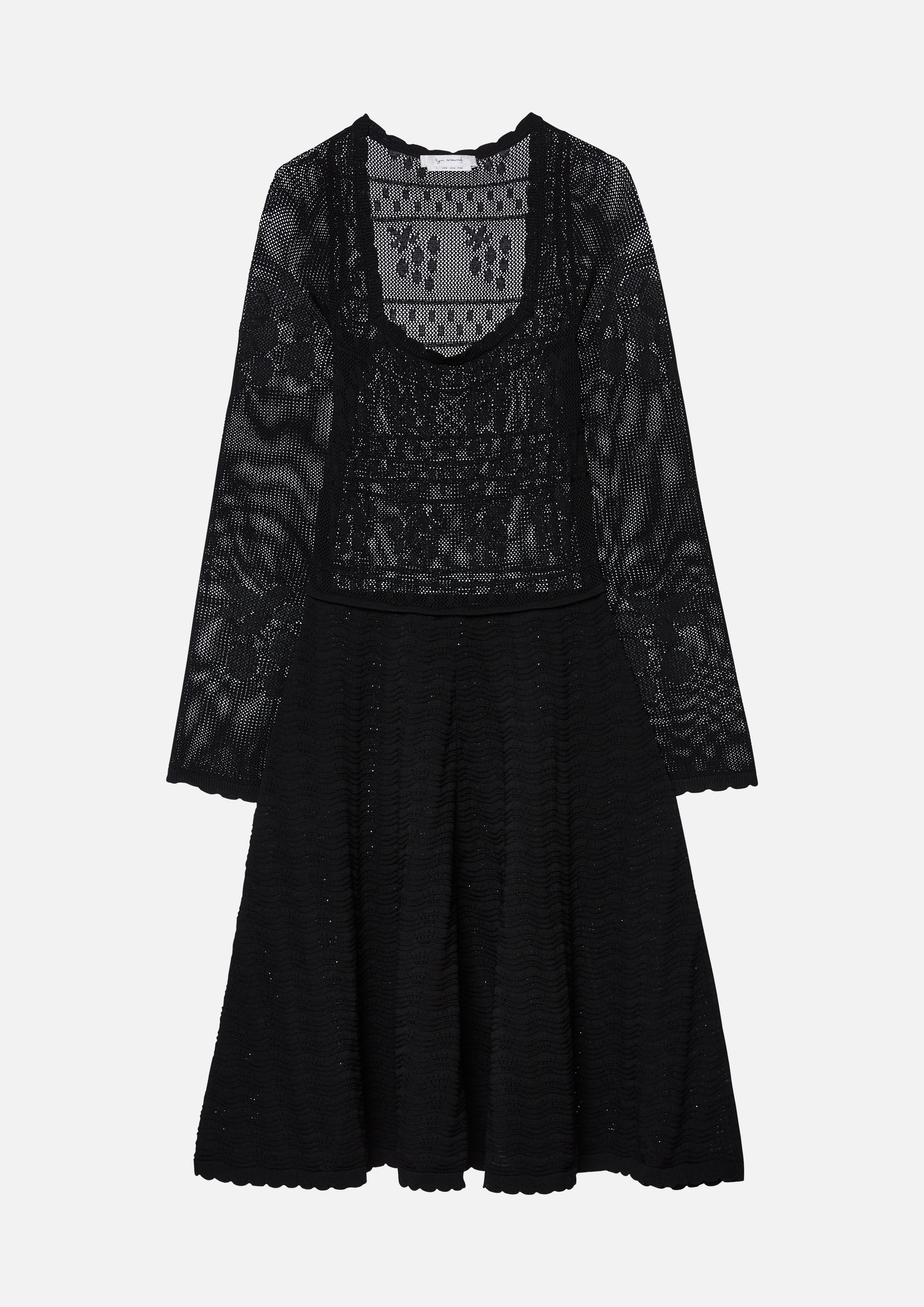 Victorian-inspired Lace Knit Dress Soleviva Vacation Collection