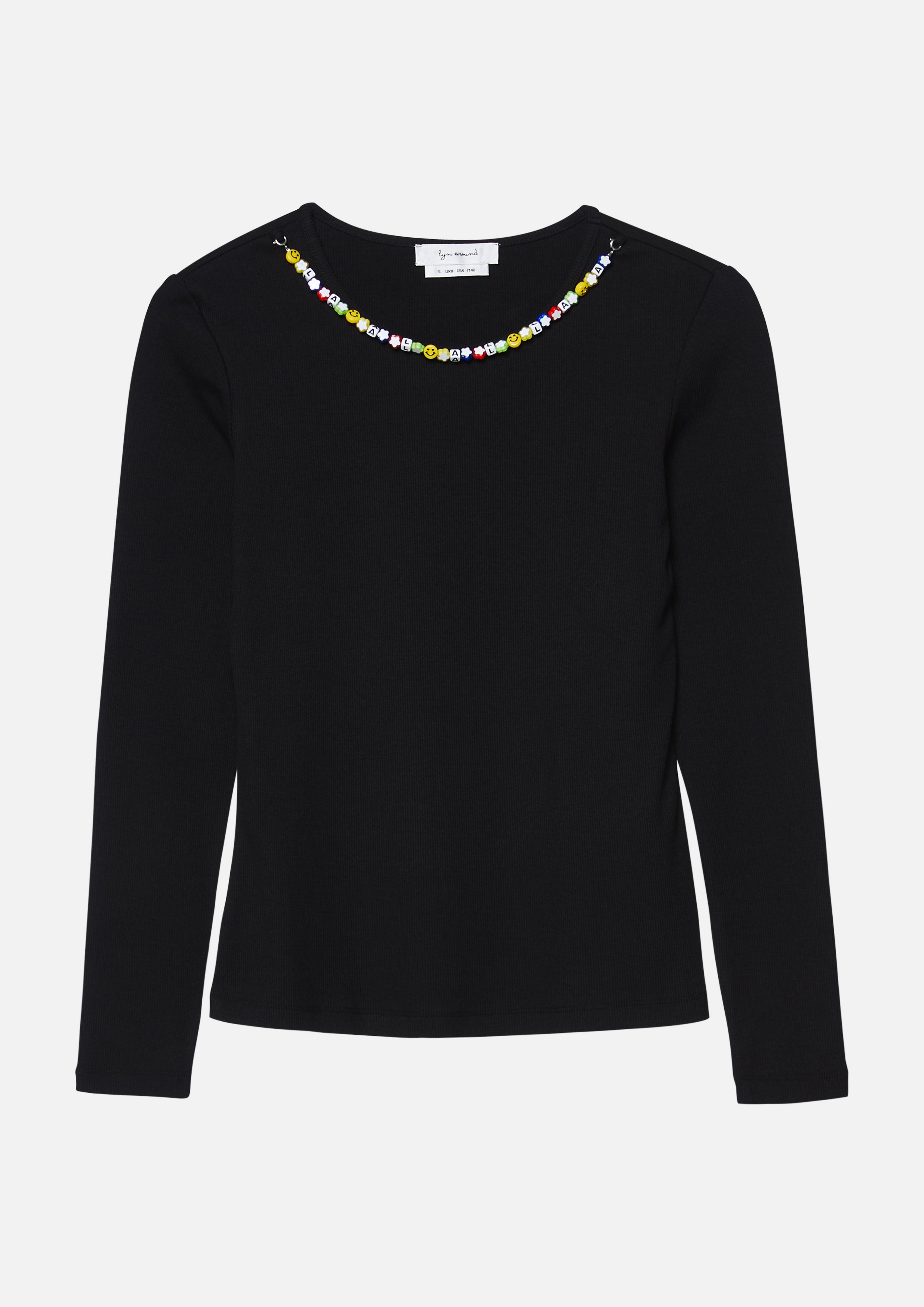 Colourful Beads Long Sleeve Top Soleviva Vacation Collection