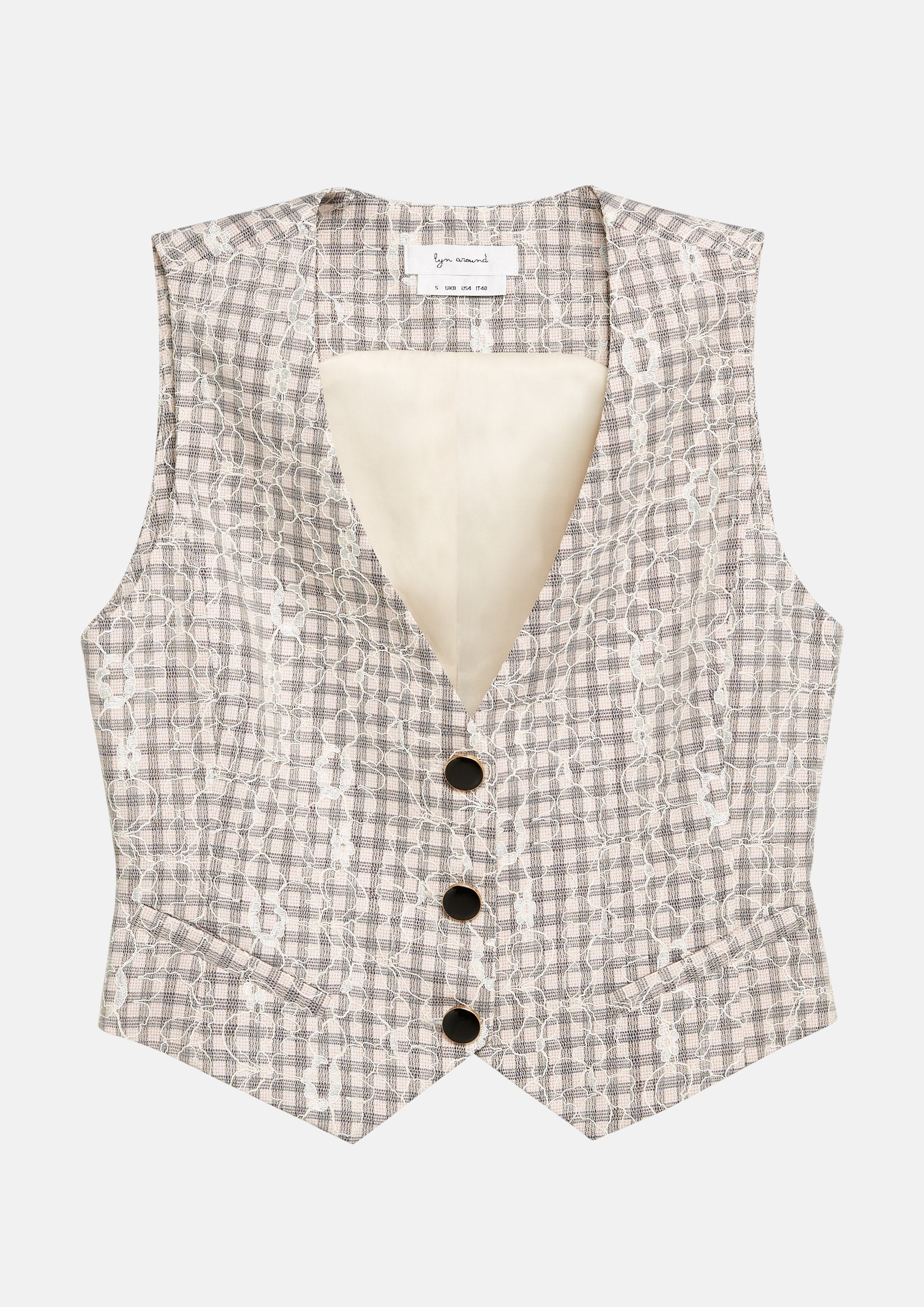 Checkerboard Vest Soleviva Vacation Collection